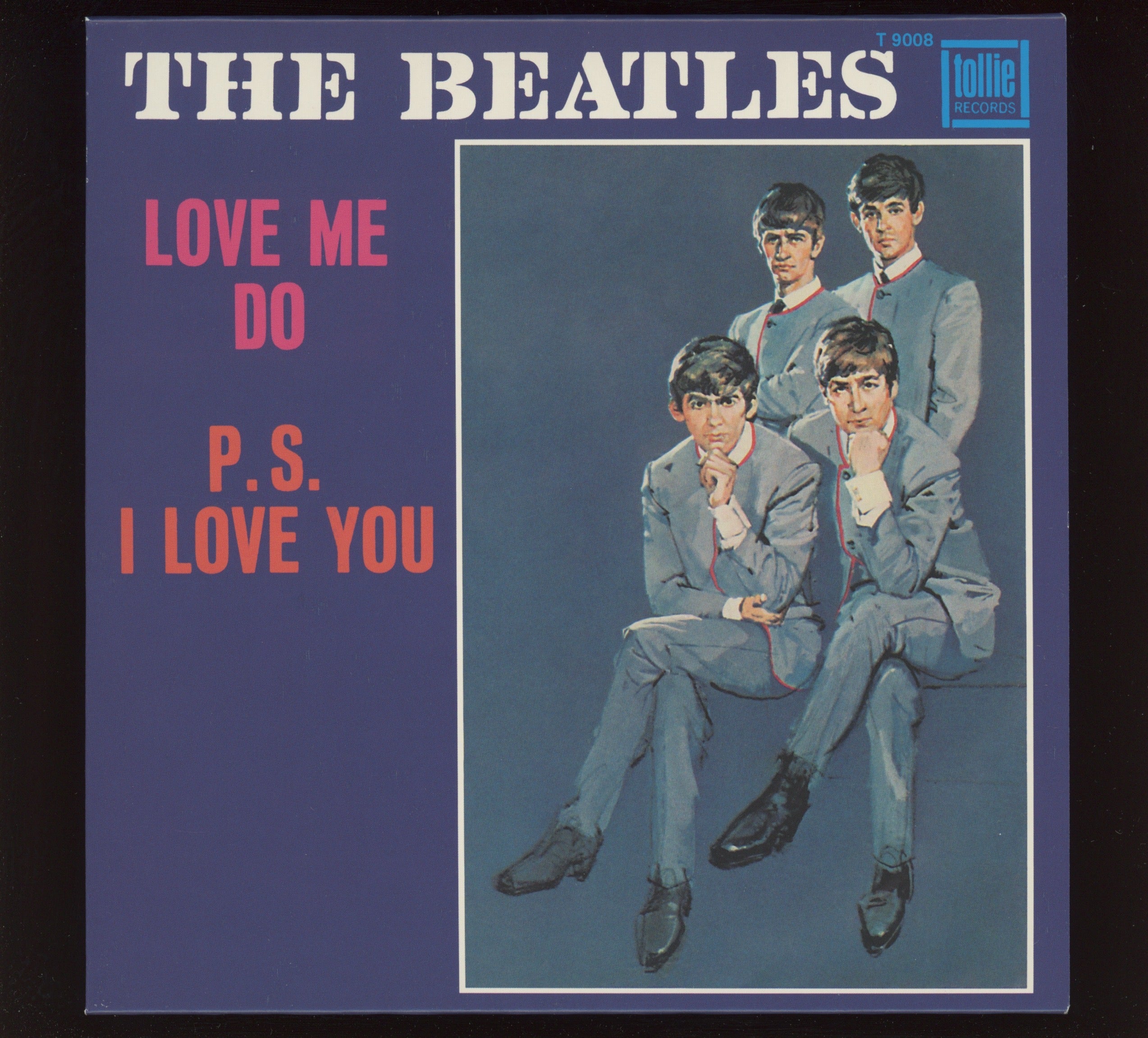 The Beatles - Love Me Do / P. S. I Love You on Tollie 7" Reissue With Picture Cover
