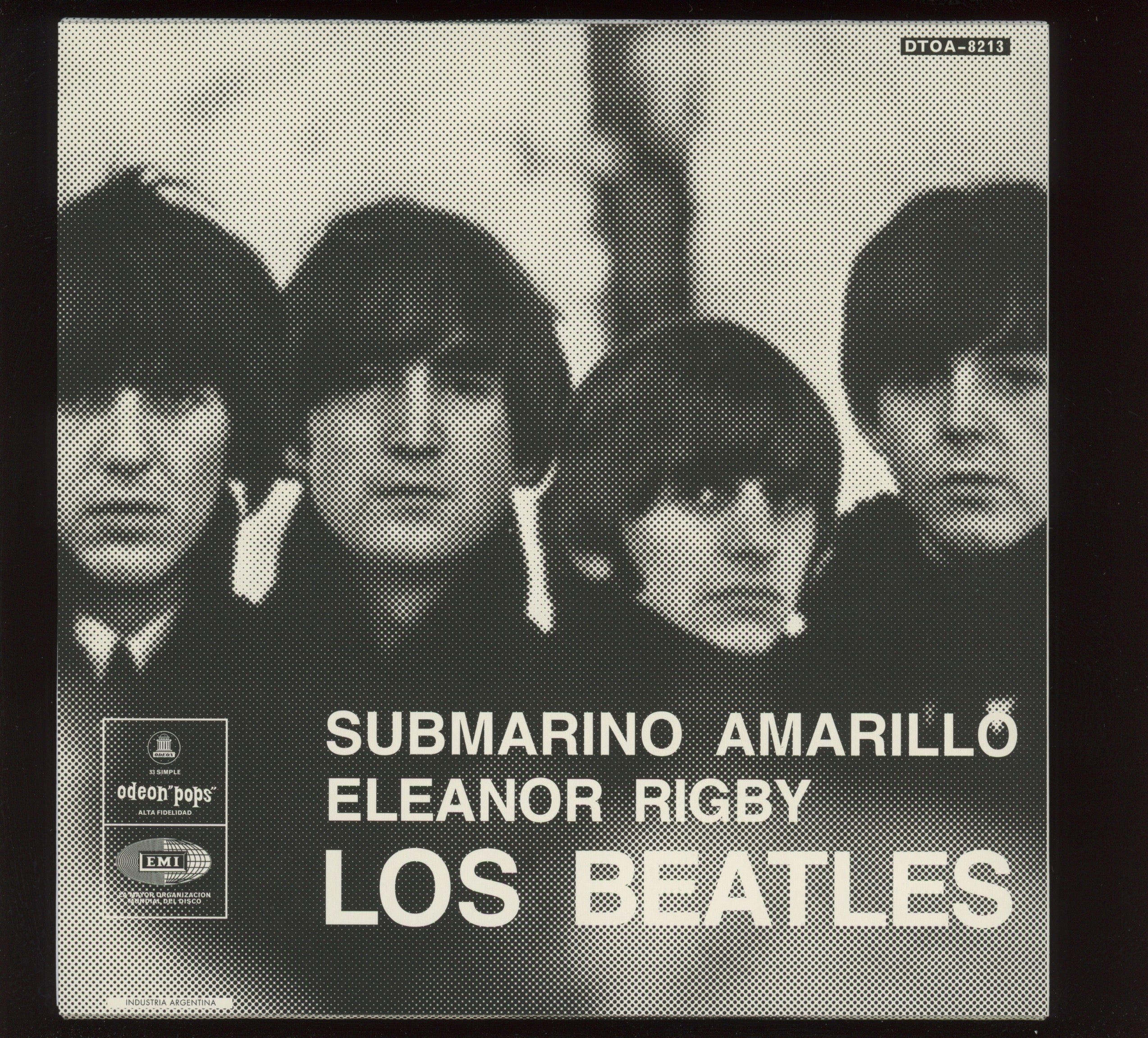 The Beatles - Yellow Submarine / Eleanor Rigby on Odeon Pops 7" Reissue With Picture Cover