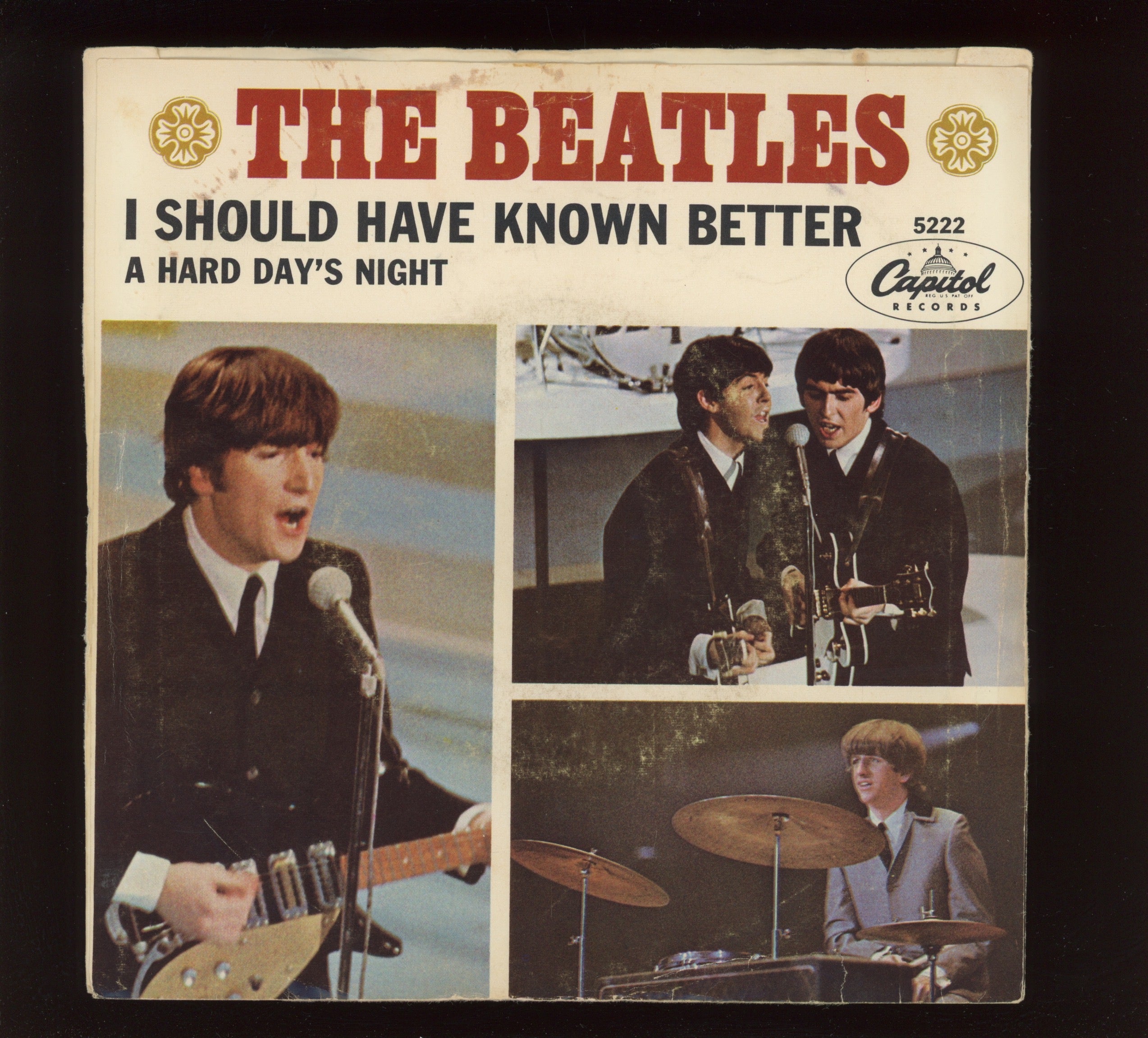 The Beatles - A Hard Day's Night on Capitol 45 With Picture Sleeve