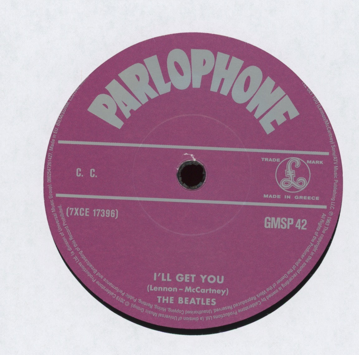 The Beatles - She Loves You on Parlophone 7" Reissue With Picture Cover