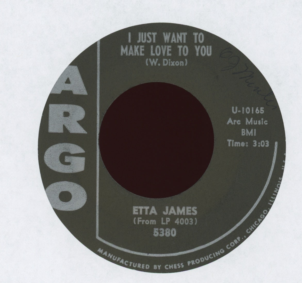 Etta James - At Last on Argo Northern Soul 45
