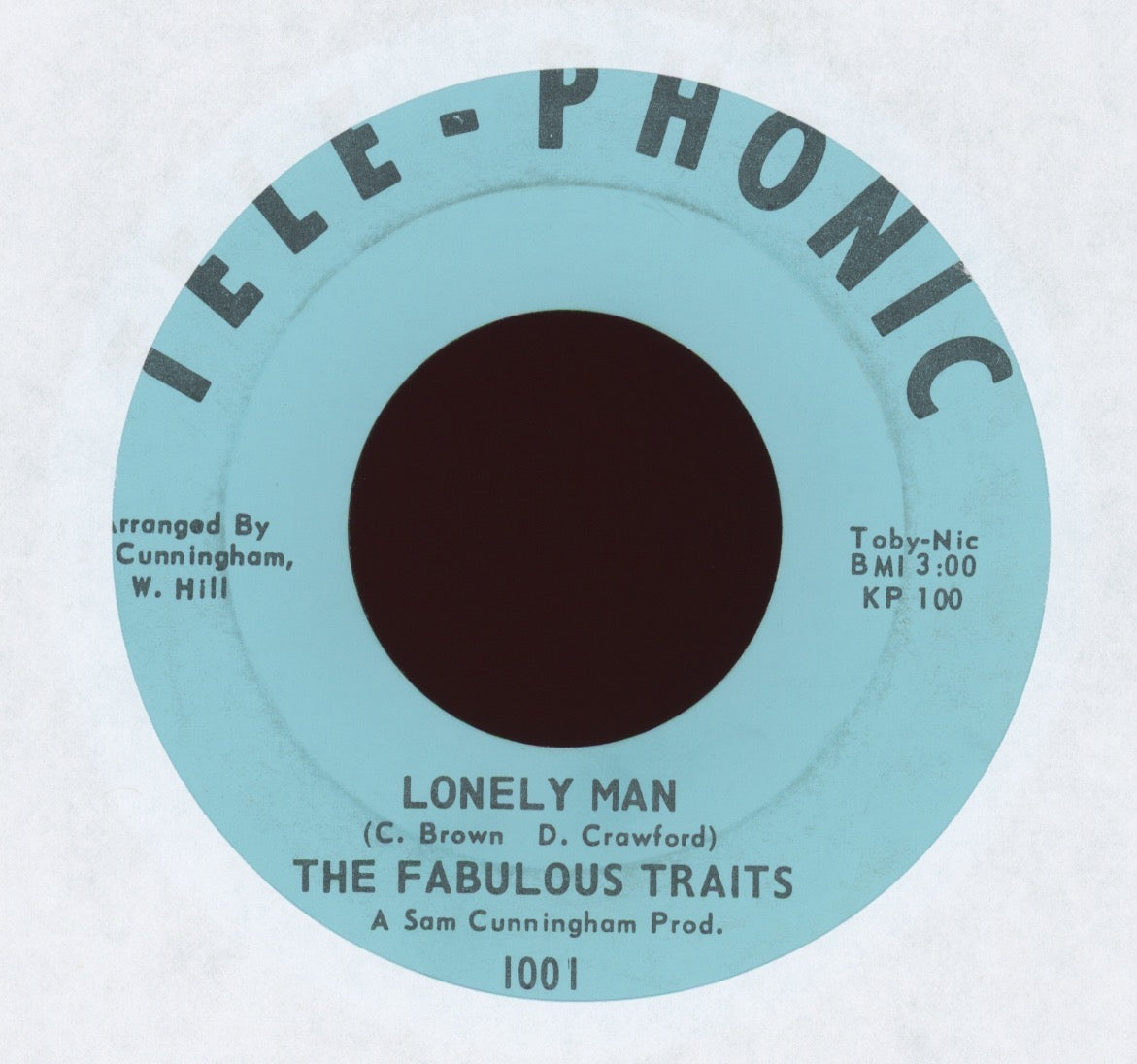 The Fabulous Traits - Lonely Man on Tele-Phonic Sweet Soul 45