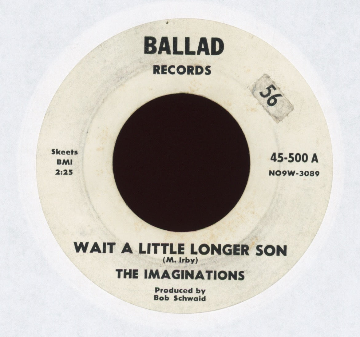 The Imaginations - Wait A Little Longer Son on Ballad Northern Soul Doo Wop 45