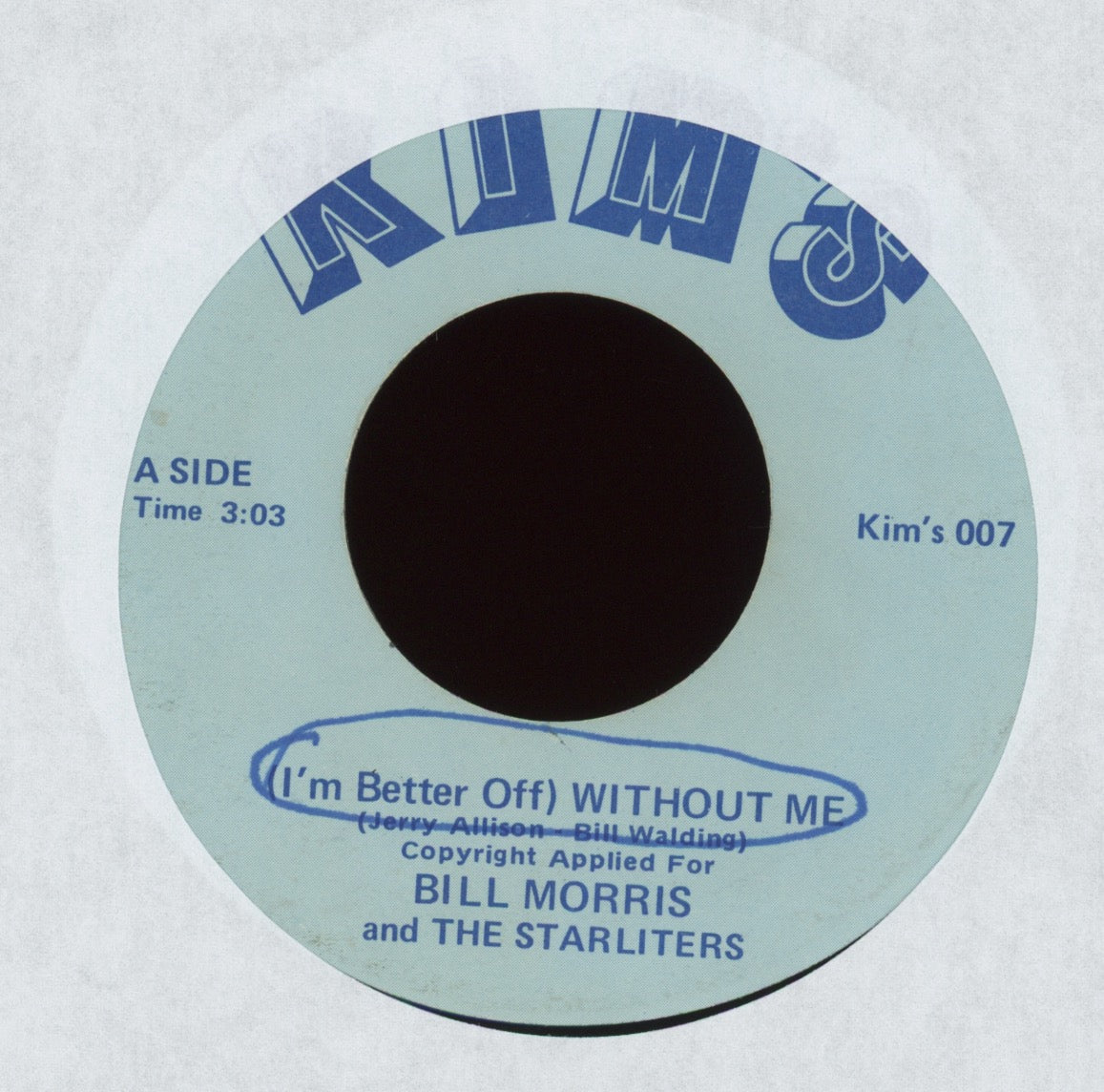 Bill Morris and The Starliters - Funky Broadway on Kim's Funk 45