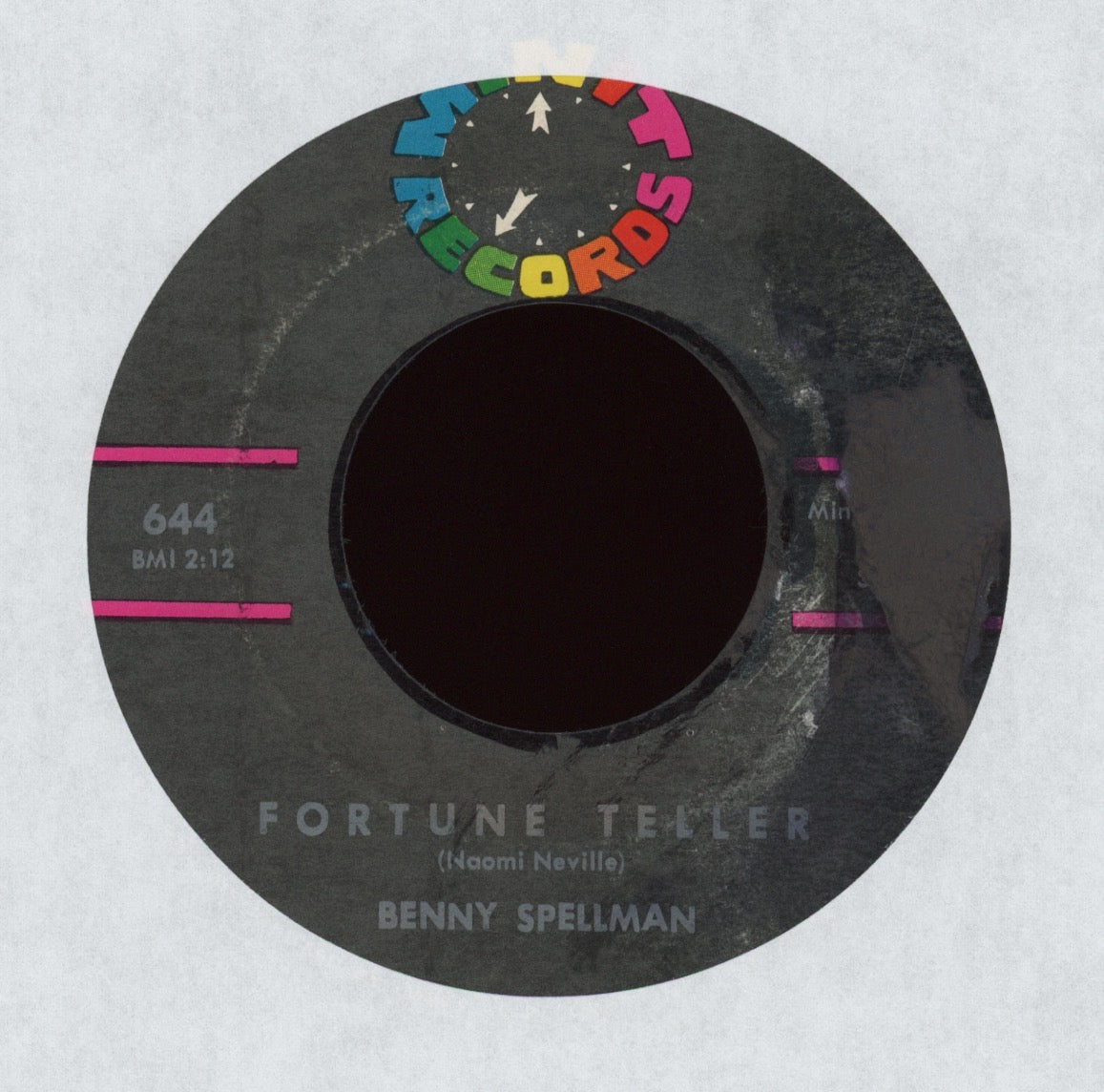 Benny Spellman - Fortune Teller on Minit R&B Northern Soul 45