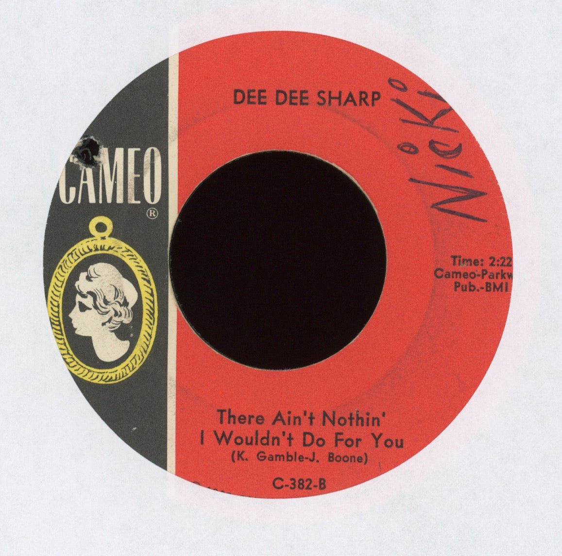 Dee Dee Sharp - There Ain't Nothin' I Wouldn't Do For You on Cameo Northern Soul 45