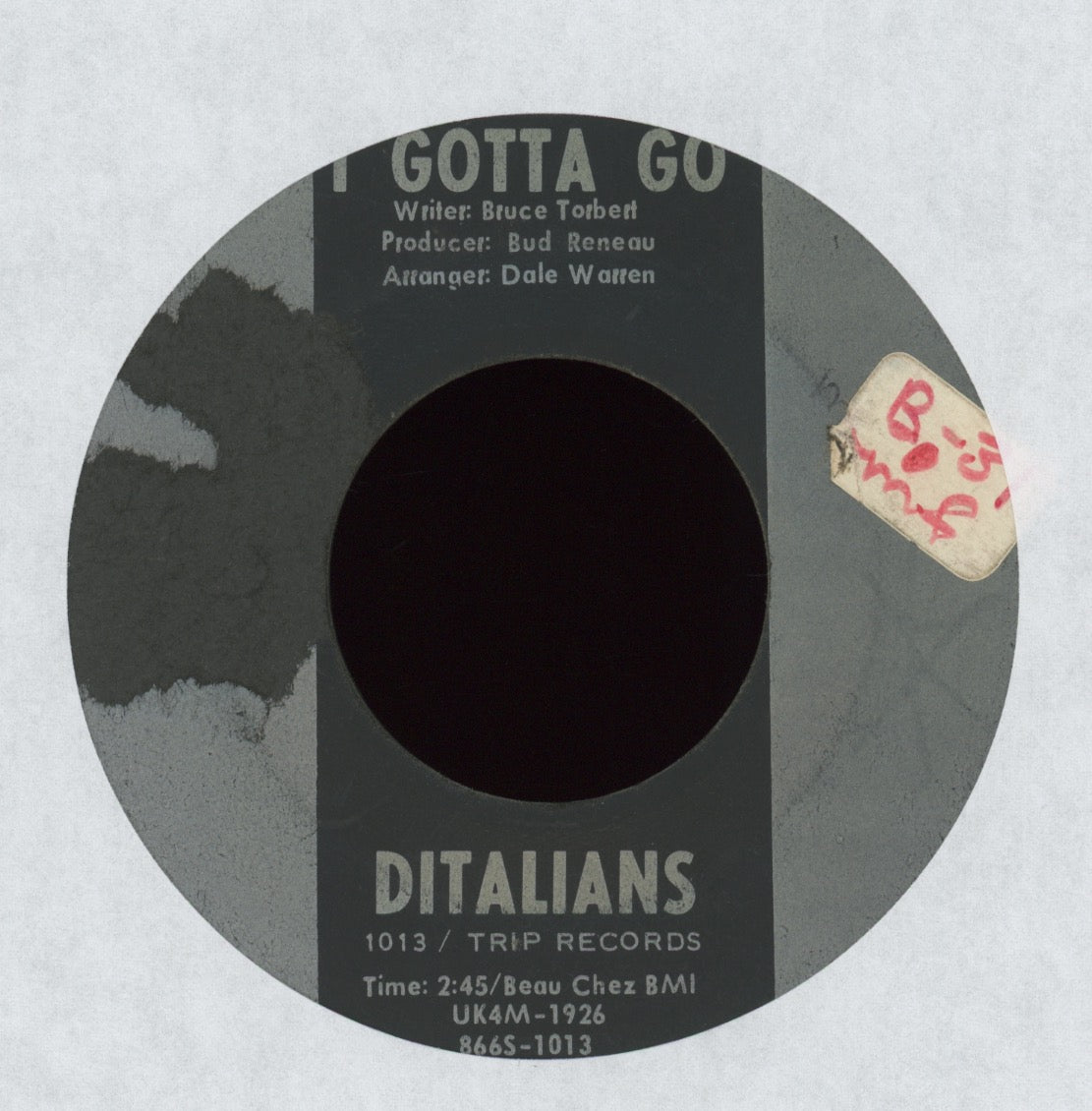 Ditalians - I Gotta Go on Trip Northern Soul 45