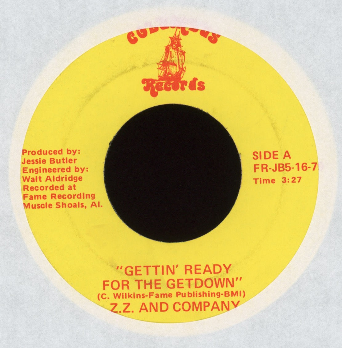 Z. Z. And Company - Gettin' Ready For The Getdown on Columbus Records 1st Press Northern Soul 45