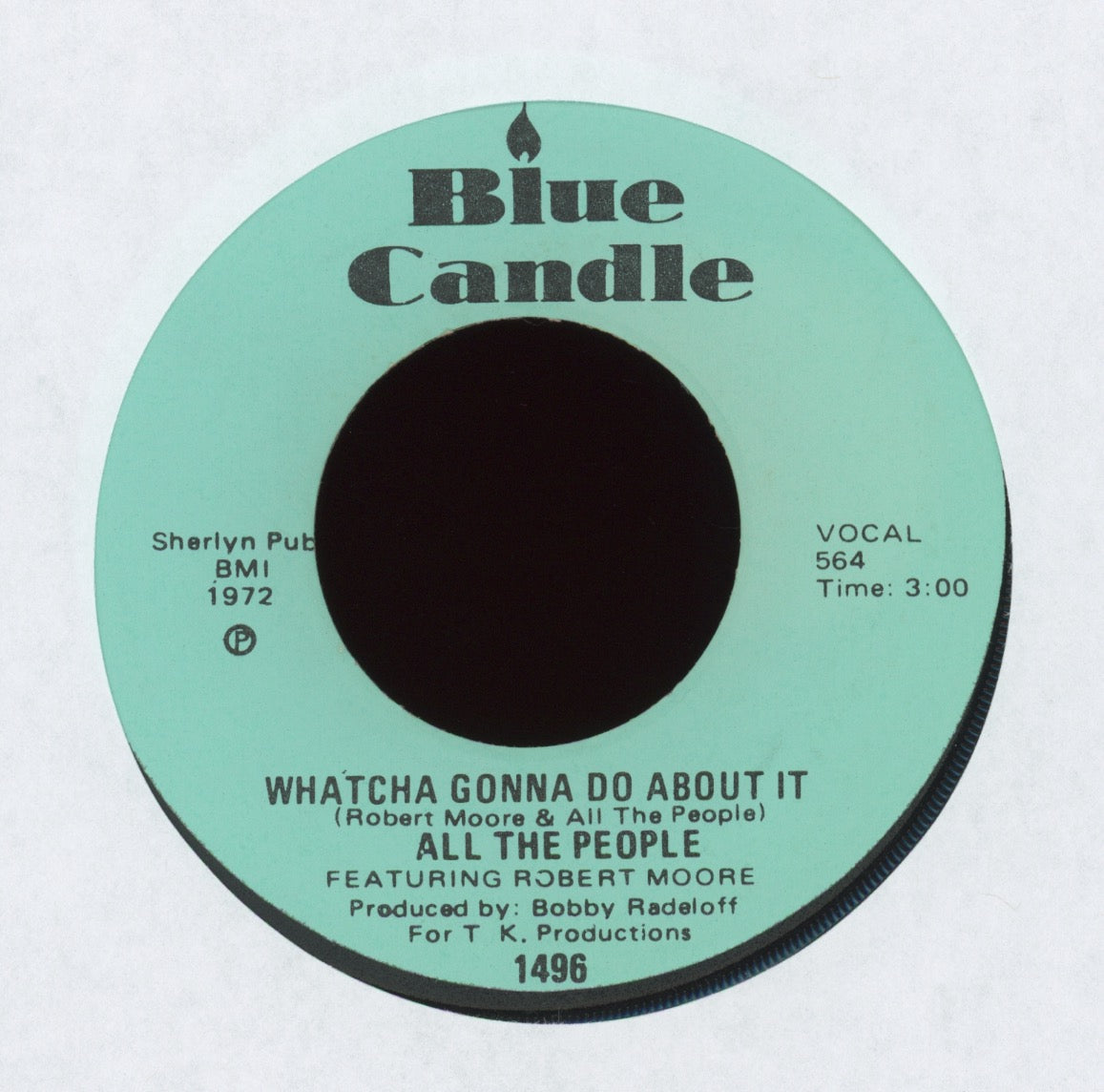All The People - Cramp Your Style on Blue Candle Funk 45