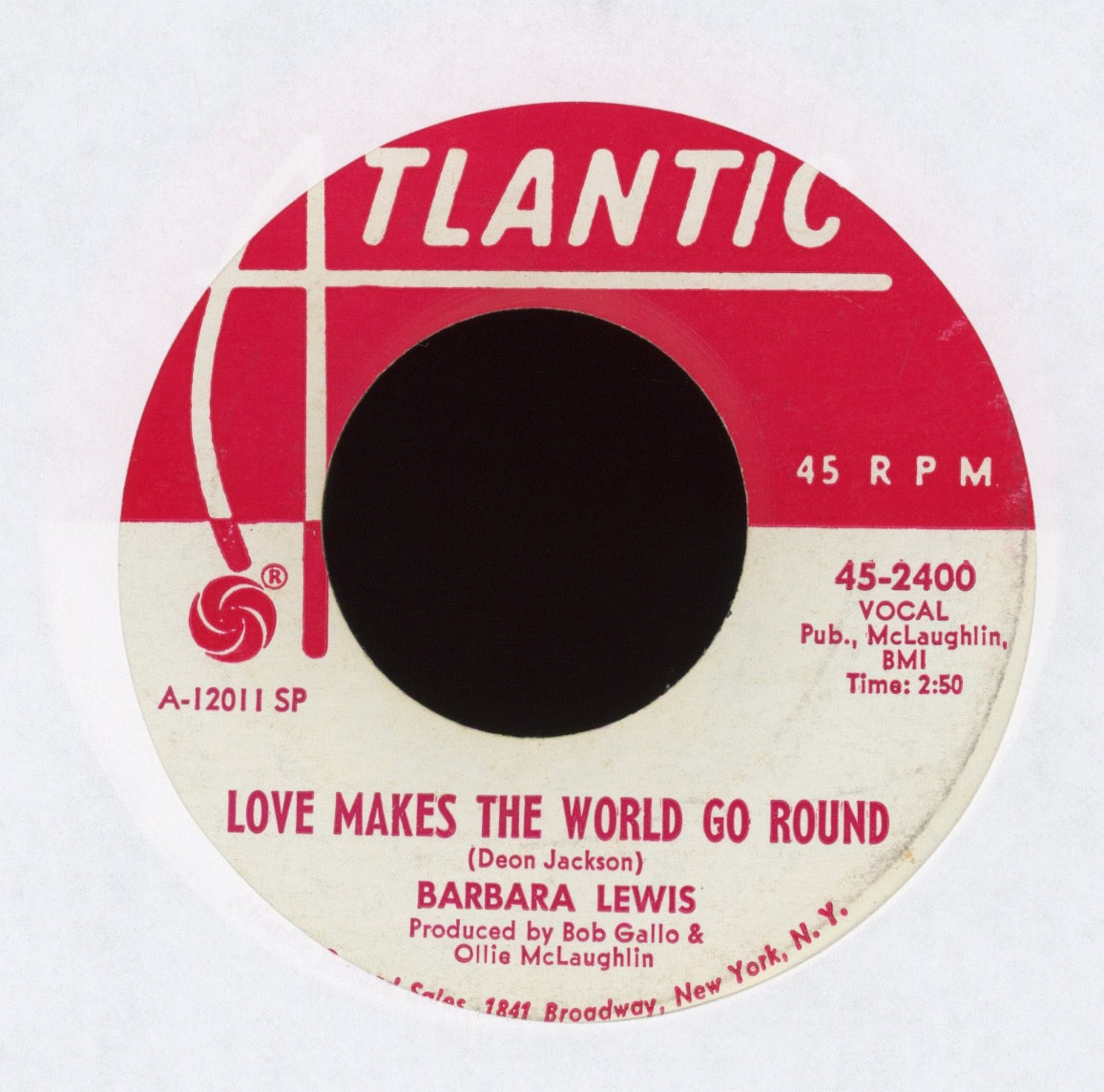 Barbara Lewis - I'll Make Him Love Me on Atlantic Promo Northern Soul 45