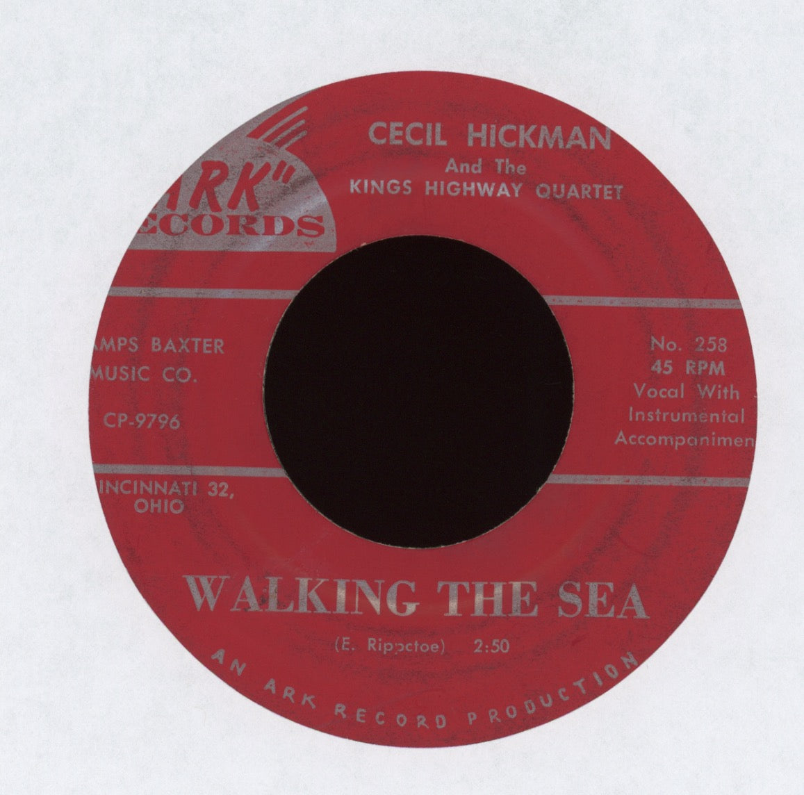 Cecil Hickman And The Kings Highway Quartet - Job on Ark Gospel Country Bop