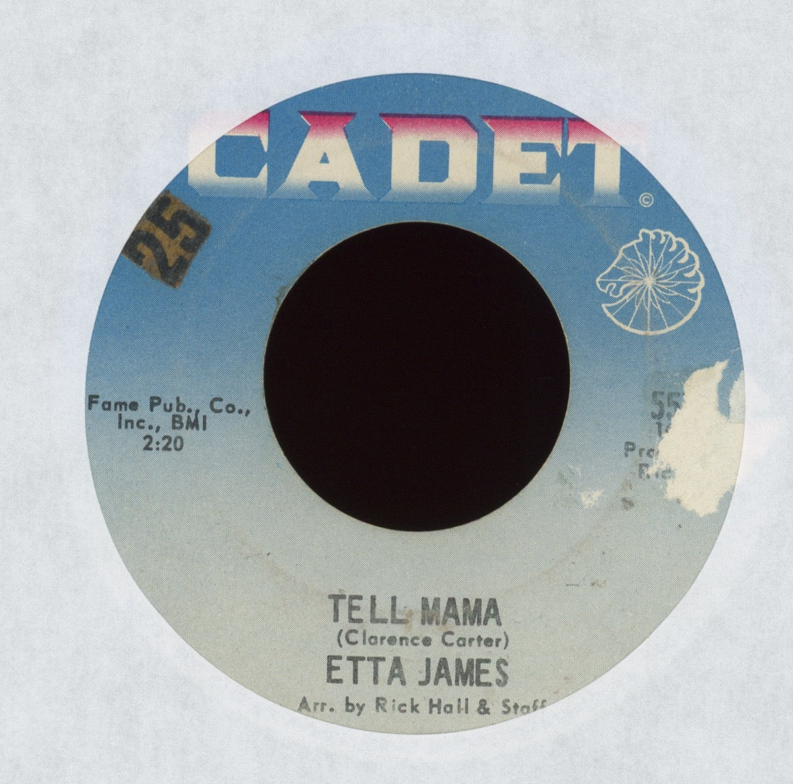 Etta James - I'd Rather Go Blind on Cadet Soul 45