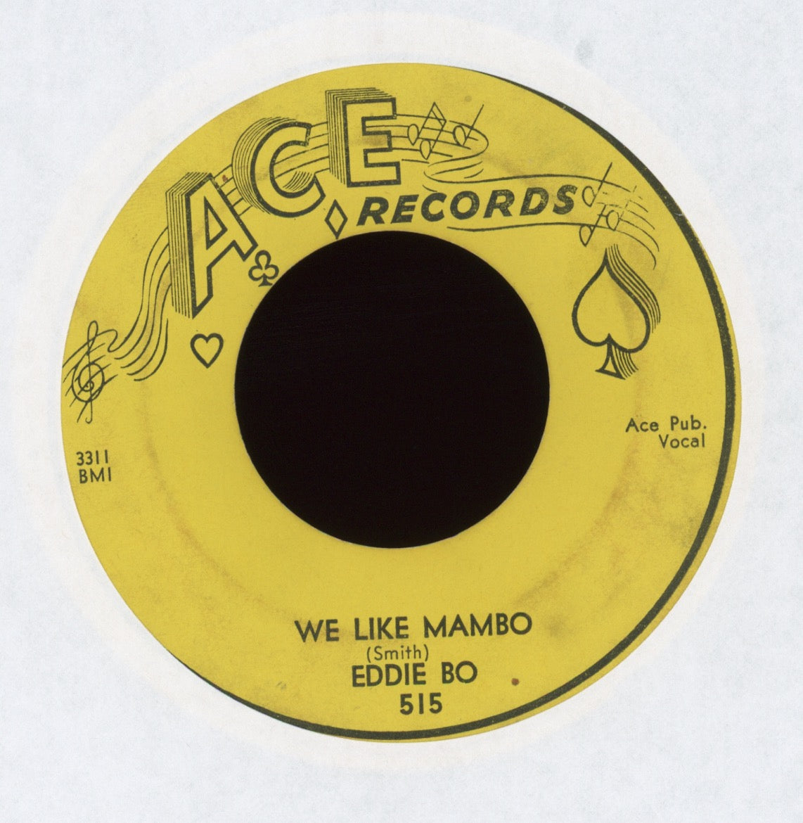 Eddie Bo - We Like Mambo on Ace R&B 45