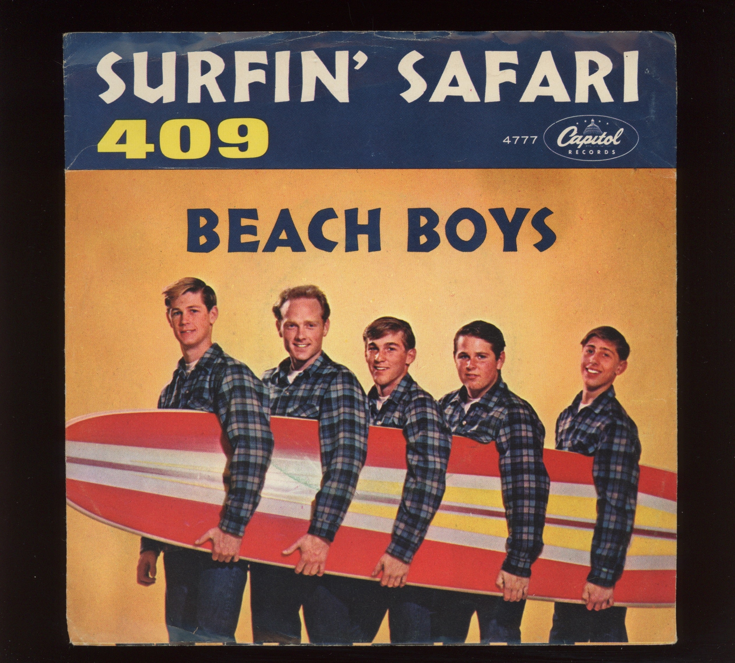 The Beach Boys - Surfin' Safari on Capitol 45 With Picture Sleeve