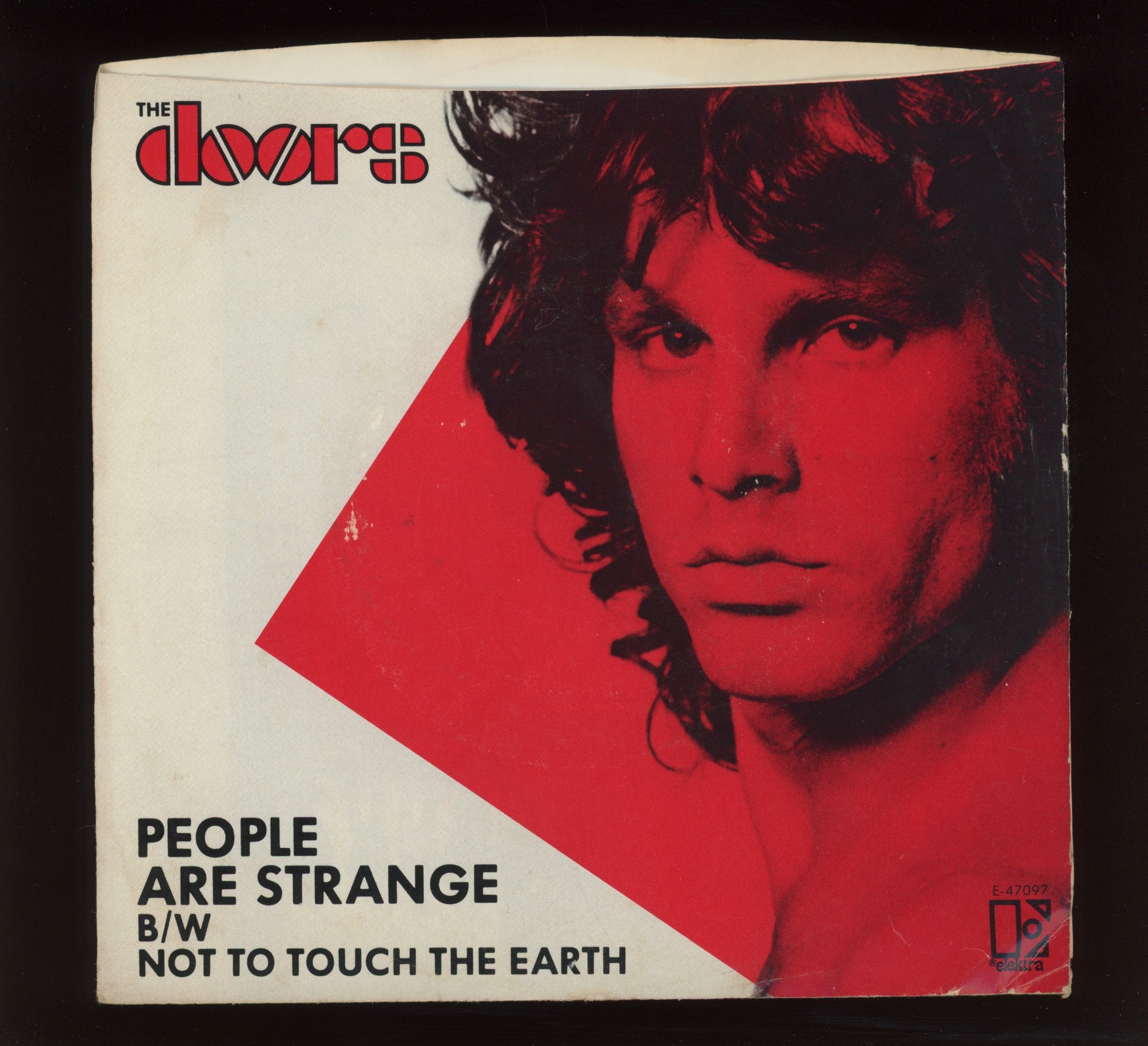 The Doors - People Are Strange on Elektra Promo 45 With Picture Sleeve
