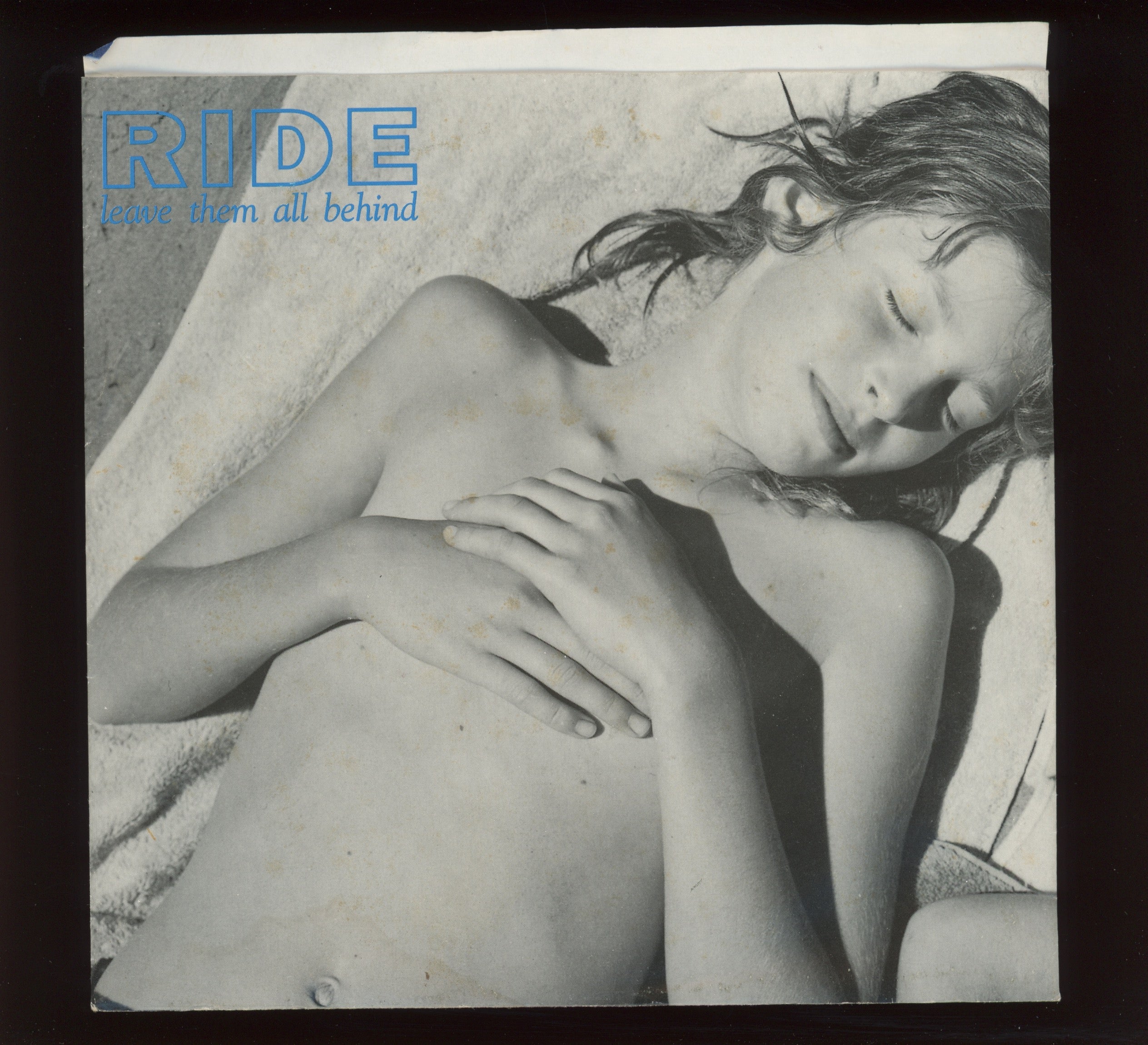 Slowdive / Ride - She Calls / Leave Them All Behind on Reprise Promo Blue Vinyl Split 7" 45 With Picture Sleeve
