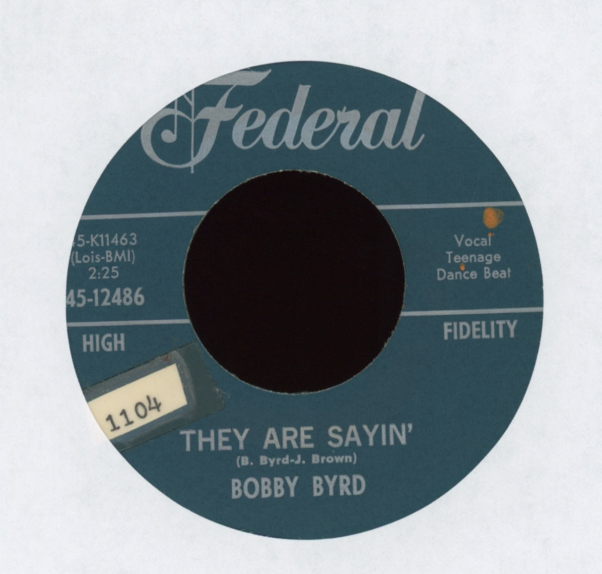 Bobby Byrd - I Found Out on Federal Northern Soul Popcorn 45