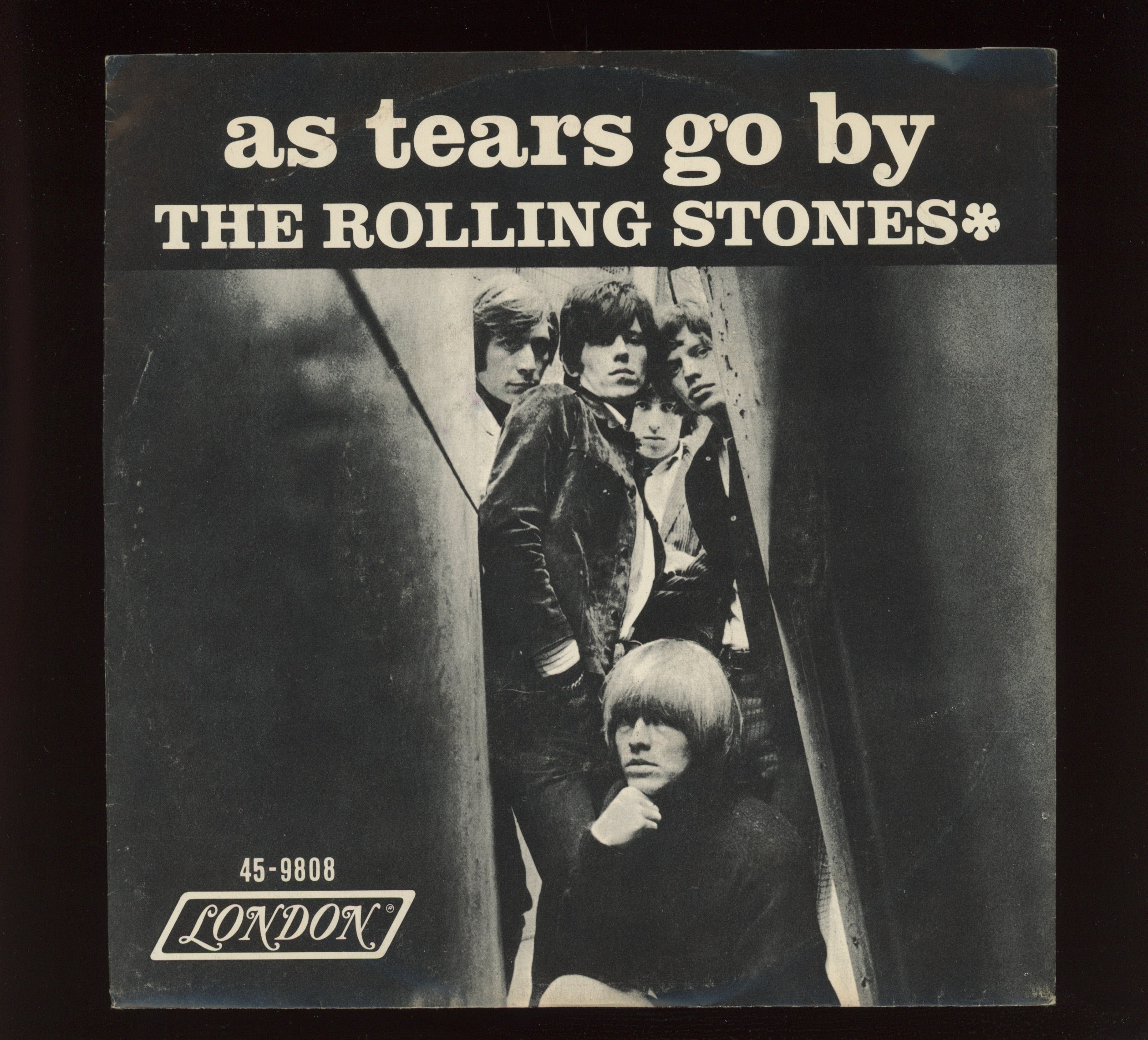 The Rolling Stones - As Tears Go By on London 45 With Picture Sleeve