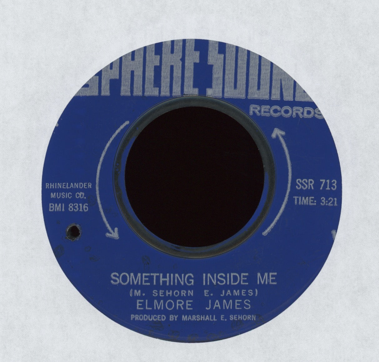 Elmore James - She Done Move (Instrumental) on Sphere Sound R&B Blues 45