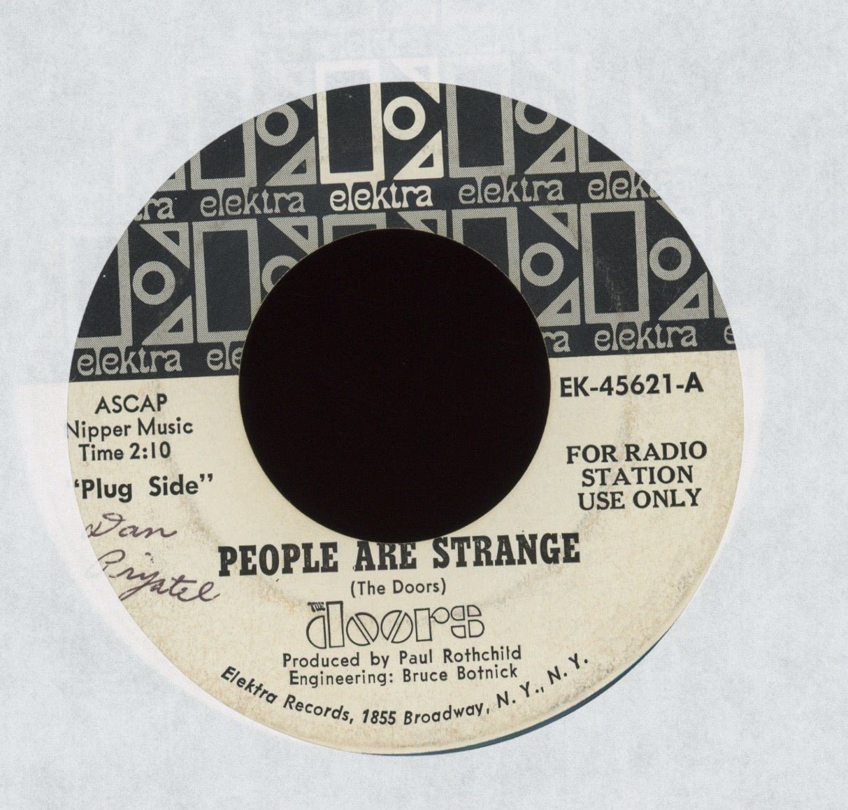 The Doors - People Are Strange on Elektra Promo 45