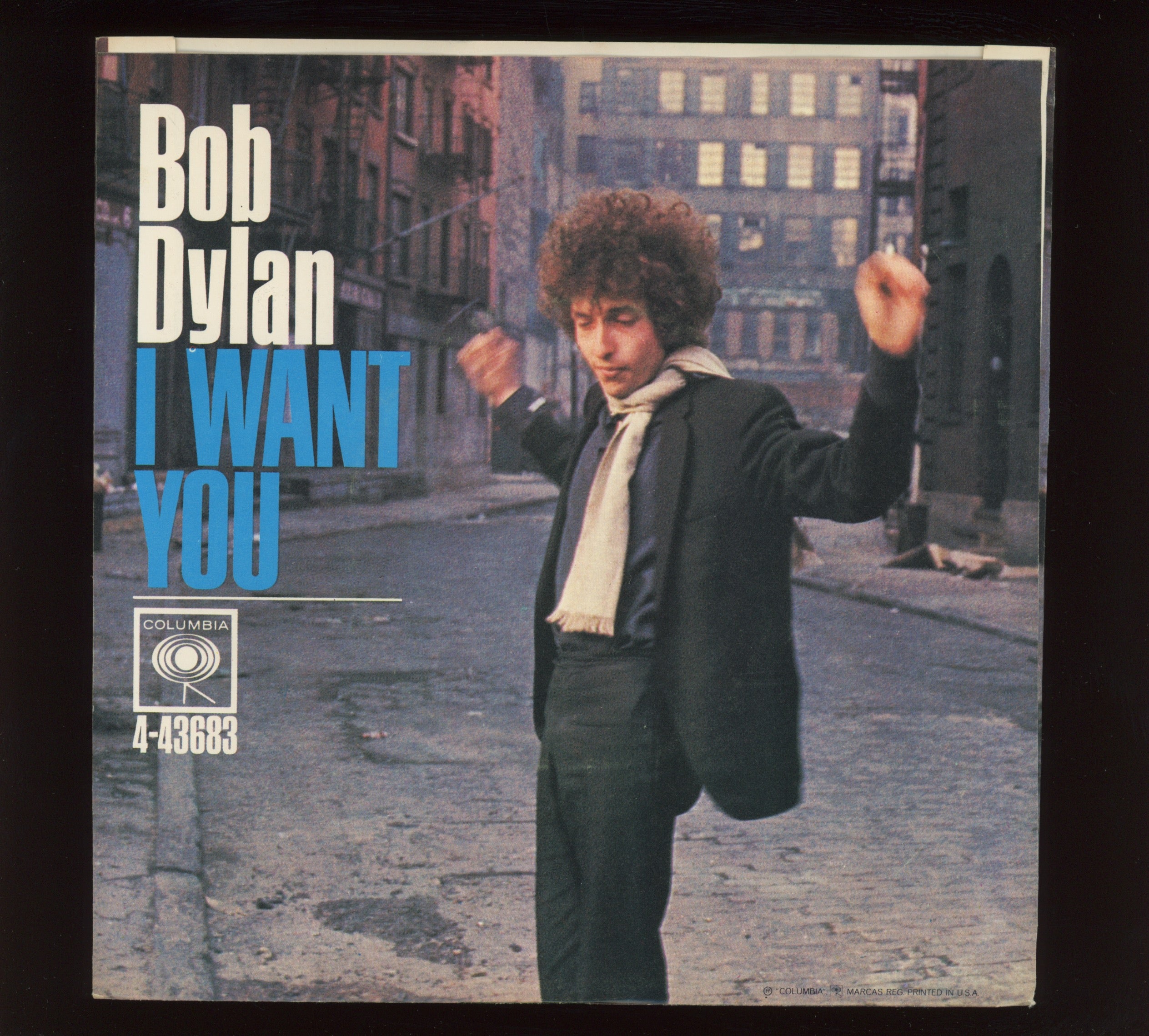 Bob Dylan - I Want You on Columbia 45 With Picture Sleeve
