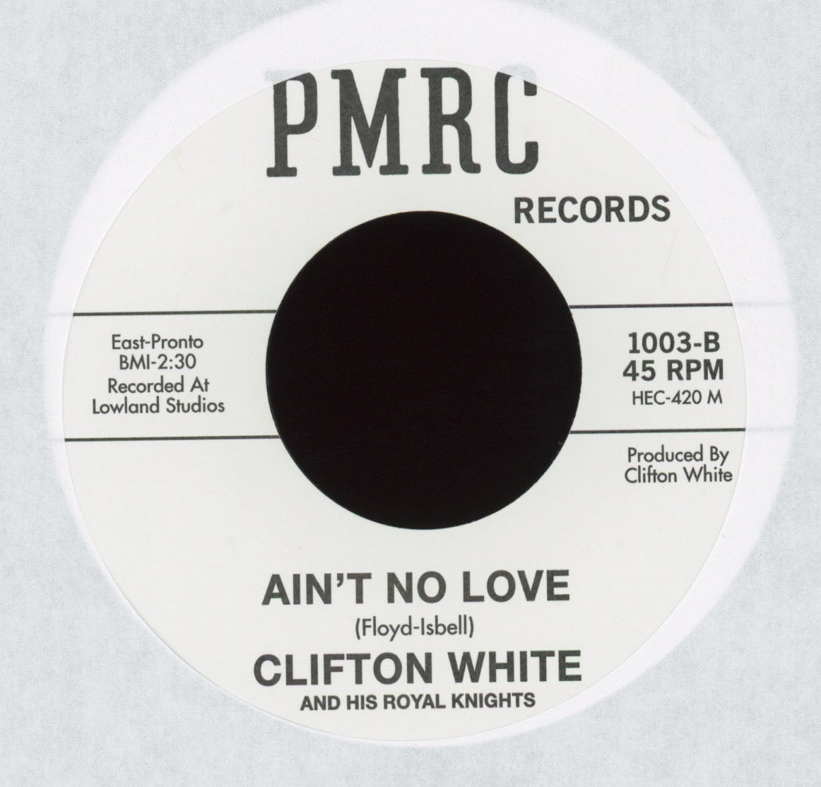 Clifton White & His Royal Knights - The Grade A on PMRC Numero Reissue Funk 45