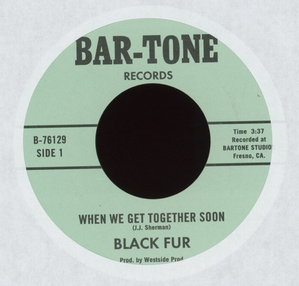 Black Fur - Feel The Shock on Bar-Tone Numero Reissue Funk 45