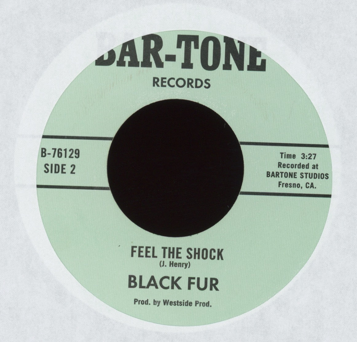 Black Fur - Feel The Shock on Bar-Tone Numero Reissue Funk 45