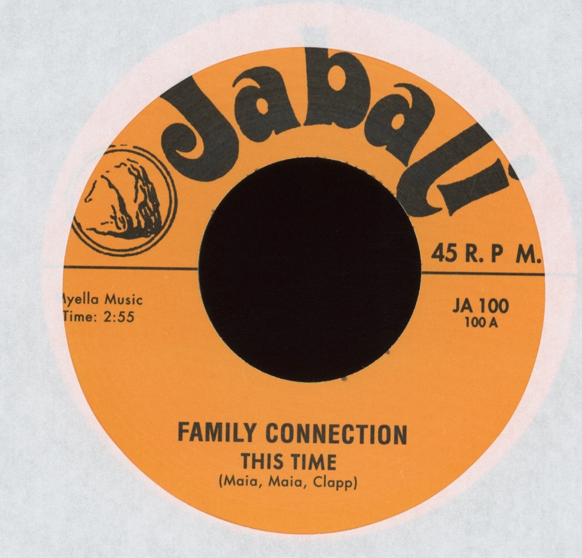 Family Connection - This Time on Jabali Numero Reissue Sweet Soul 45