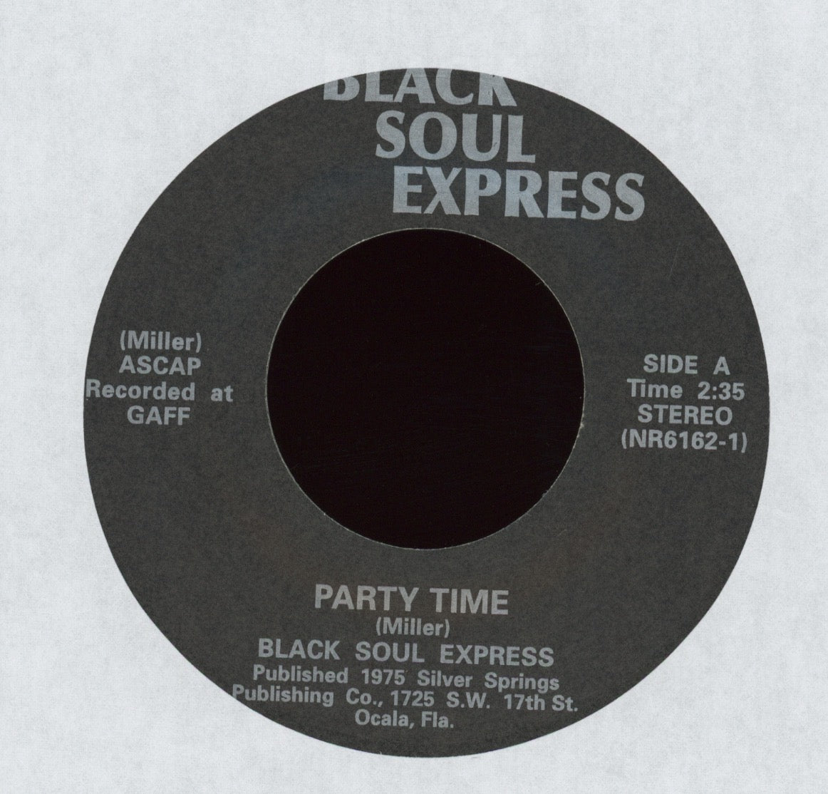 Black Soul Express - Party Time Numero Reissue Funk 45