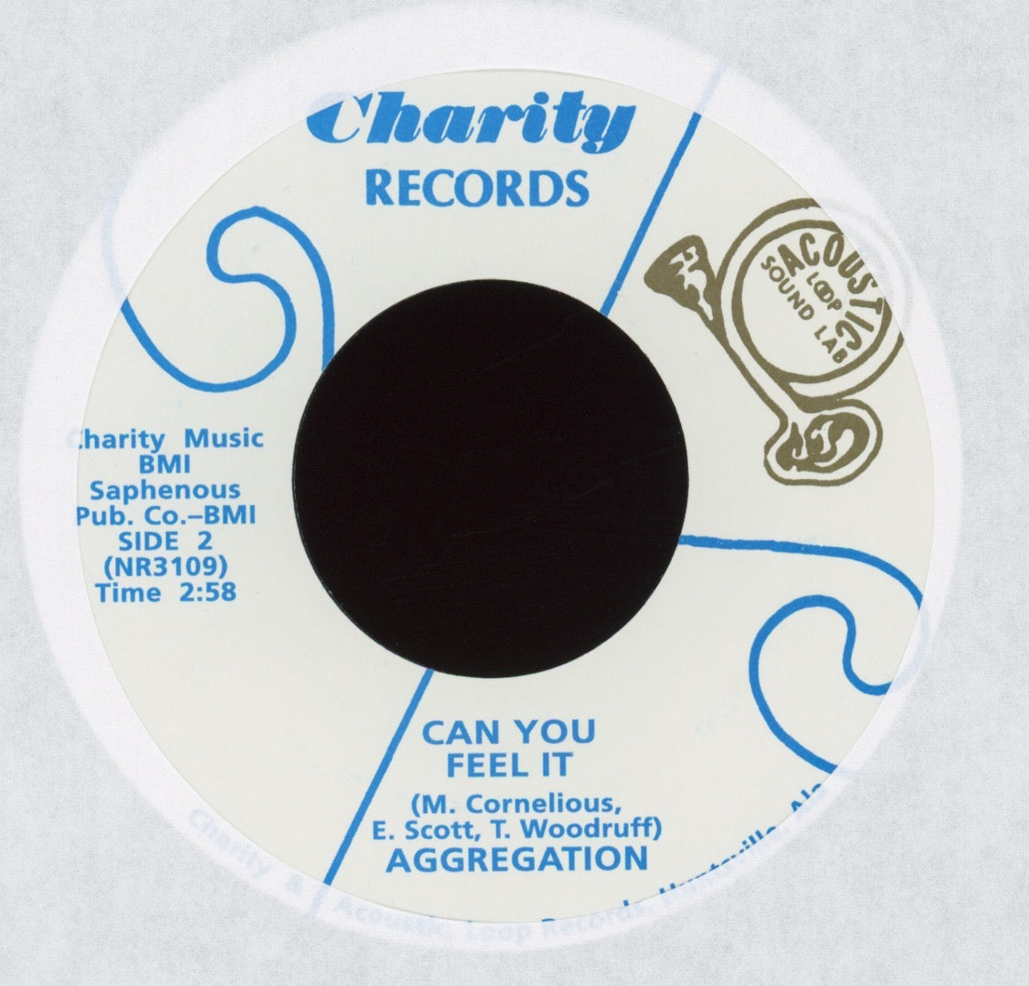 Aggregation - Can You Feel It on Charity Numero Reissue Funk 45