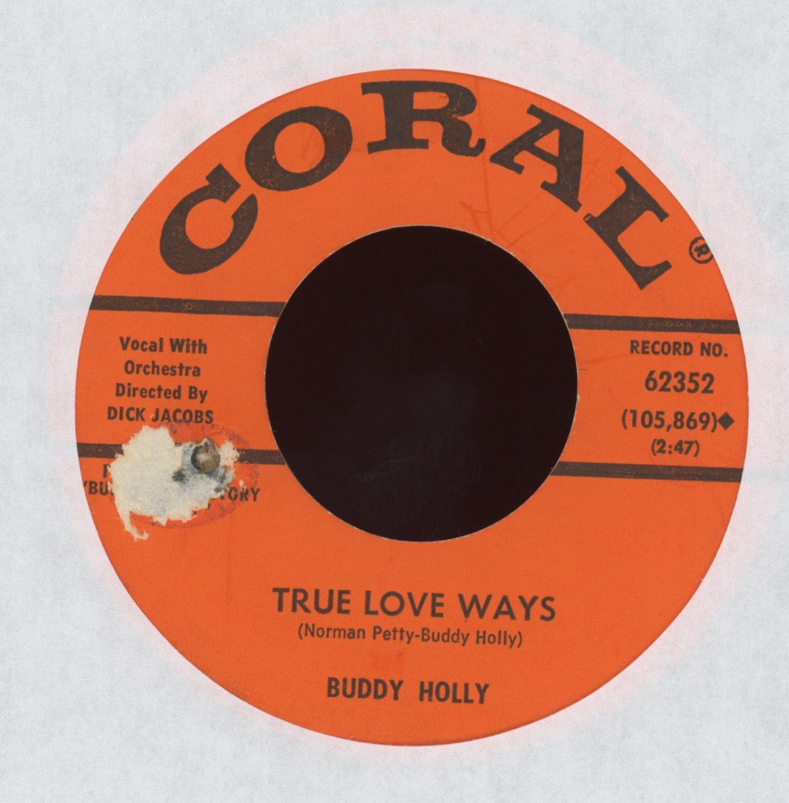 Buddy Holly - Bo Diddley on Coral Rockabilly 45