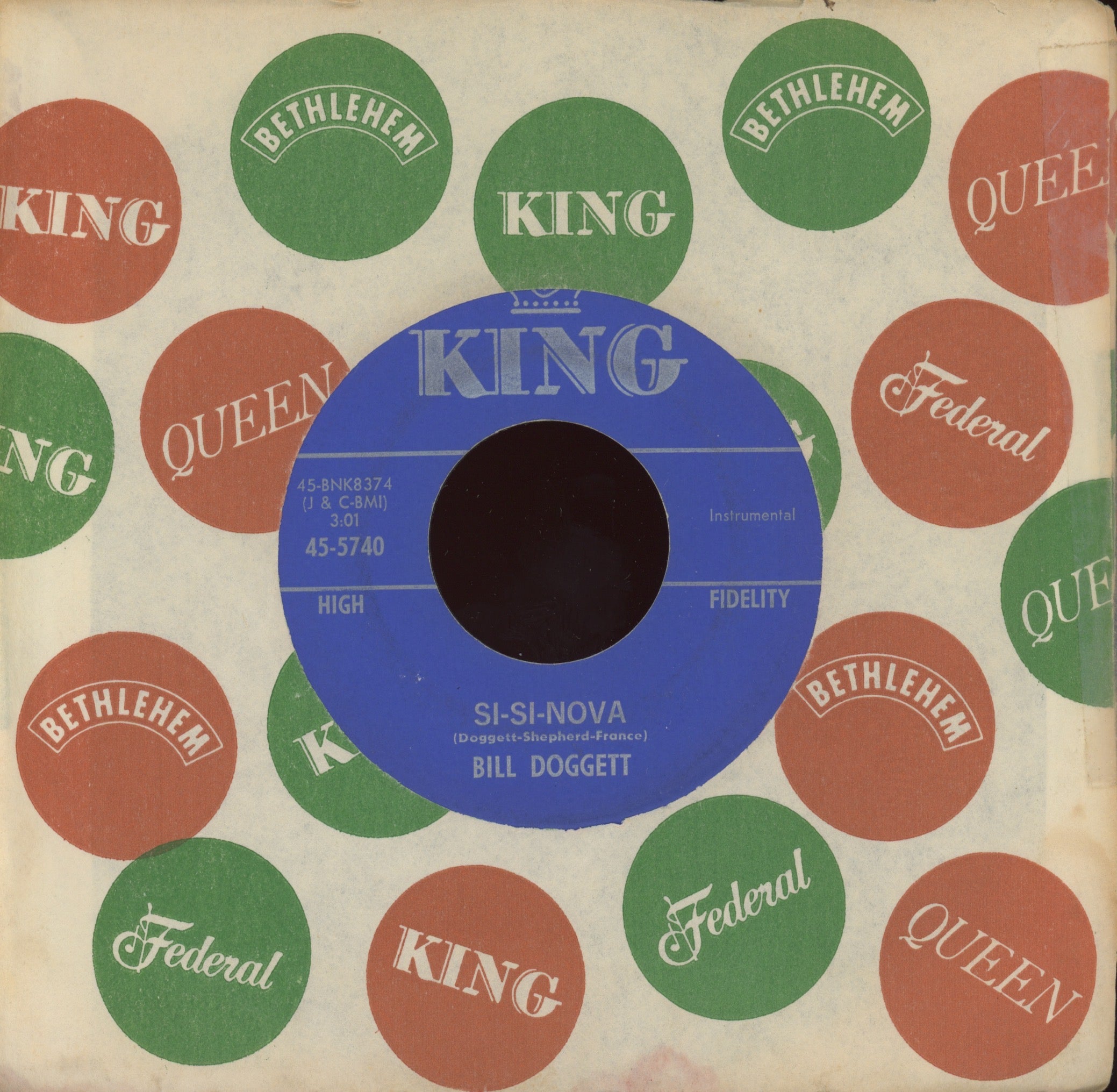 Bill Doggett - Down Home Bossa Nova on King R&B Latin Mod Soul 45