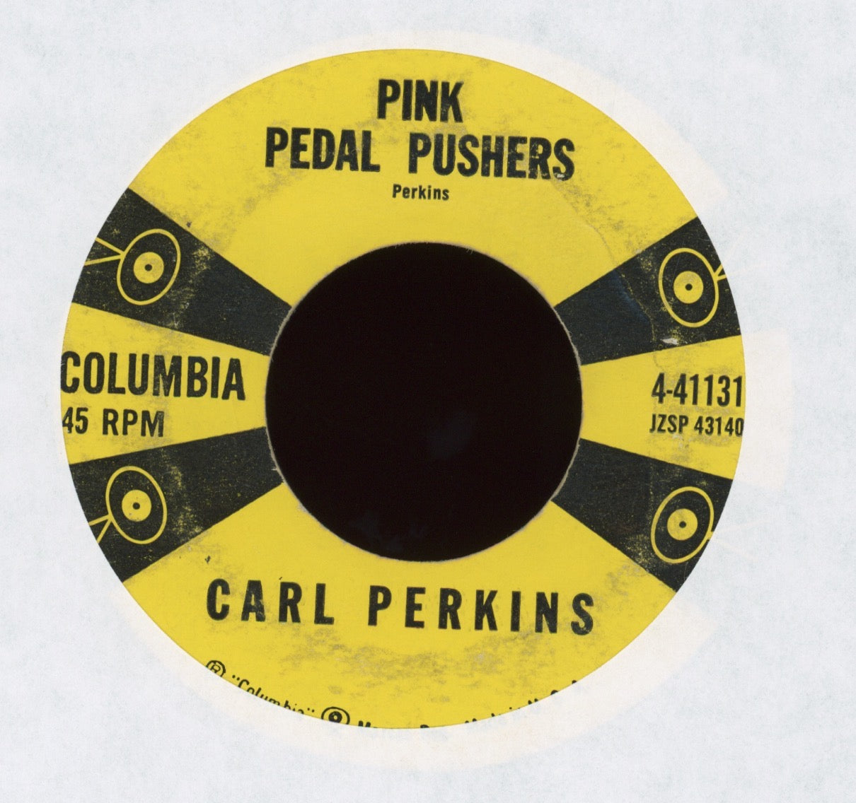 Carl Perkins - Pink Pedal Pushers on Columbia Rockabilly 45