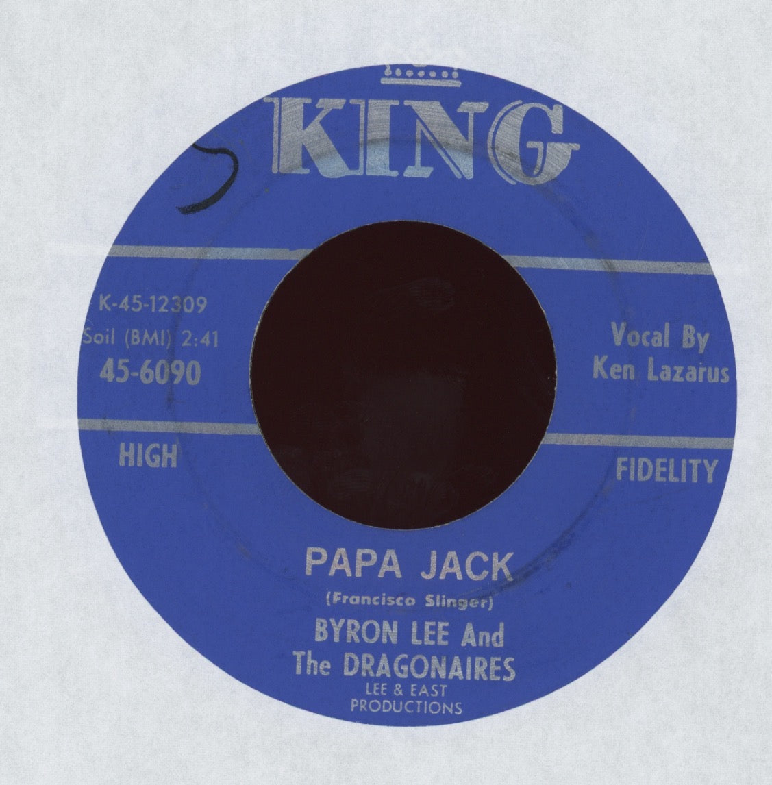 Princess Buster And Her Jamaicans - Ten Commandments (From Woman To Man) on King Reggae Ska 45