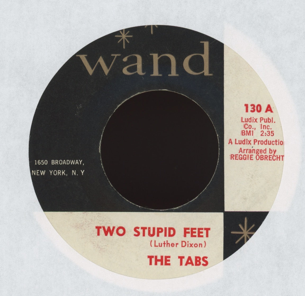 The Tabs - Two Stupid Feet on Wand Northern Soul Popcorn 45