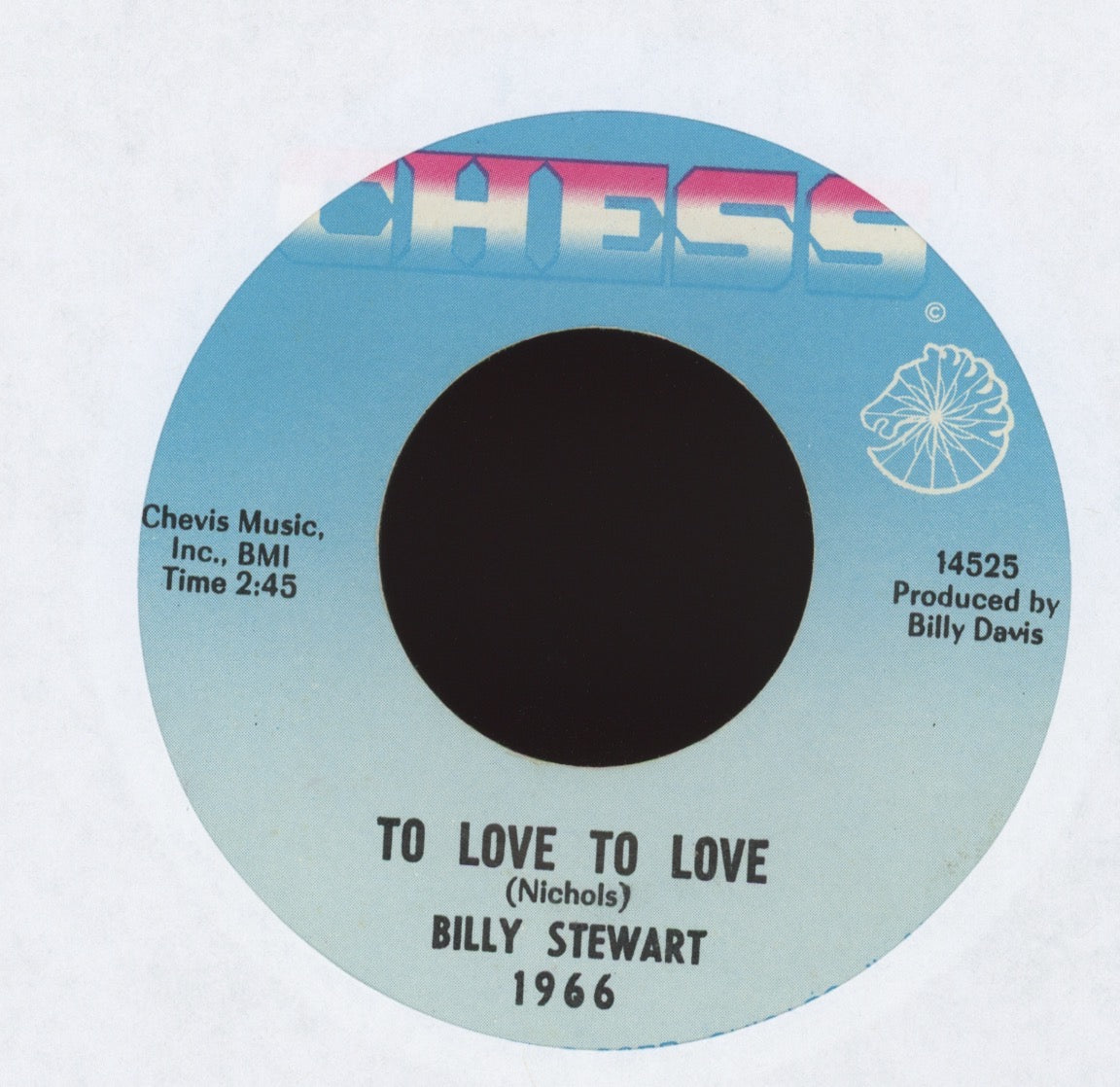 Billy Stewart - Summertime on Chess Northern Soul 45