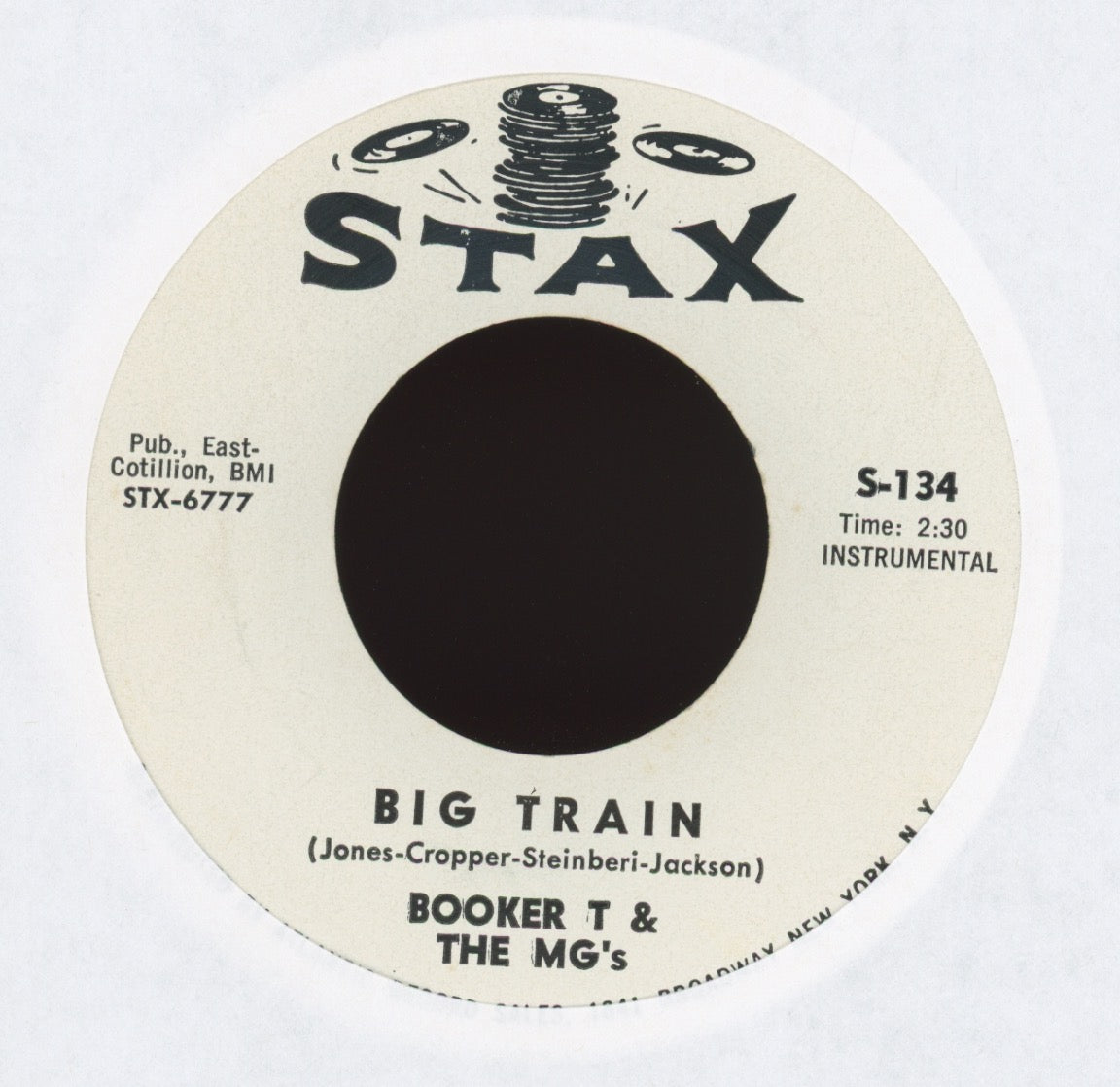 Booker T & The MG's - Big Train on Stax Mod Soul 45