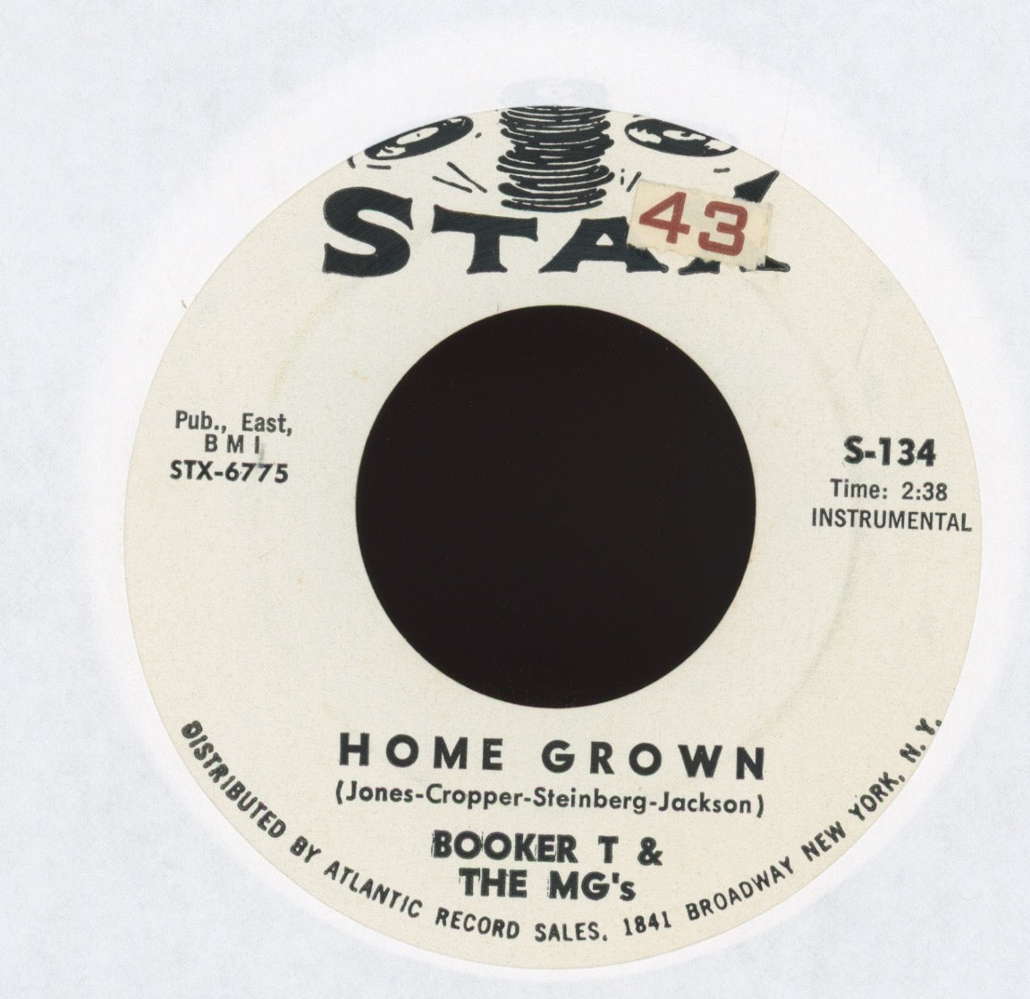 Booker T & The MG's - Big Train on Stax Mod Soul 45