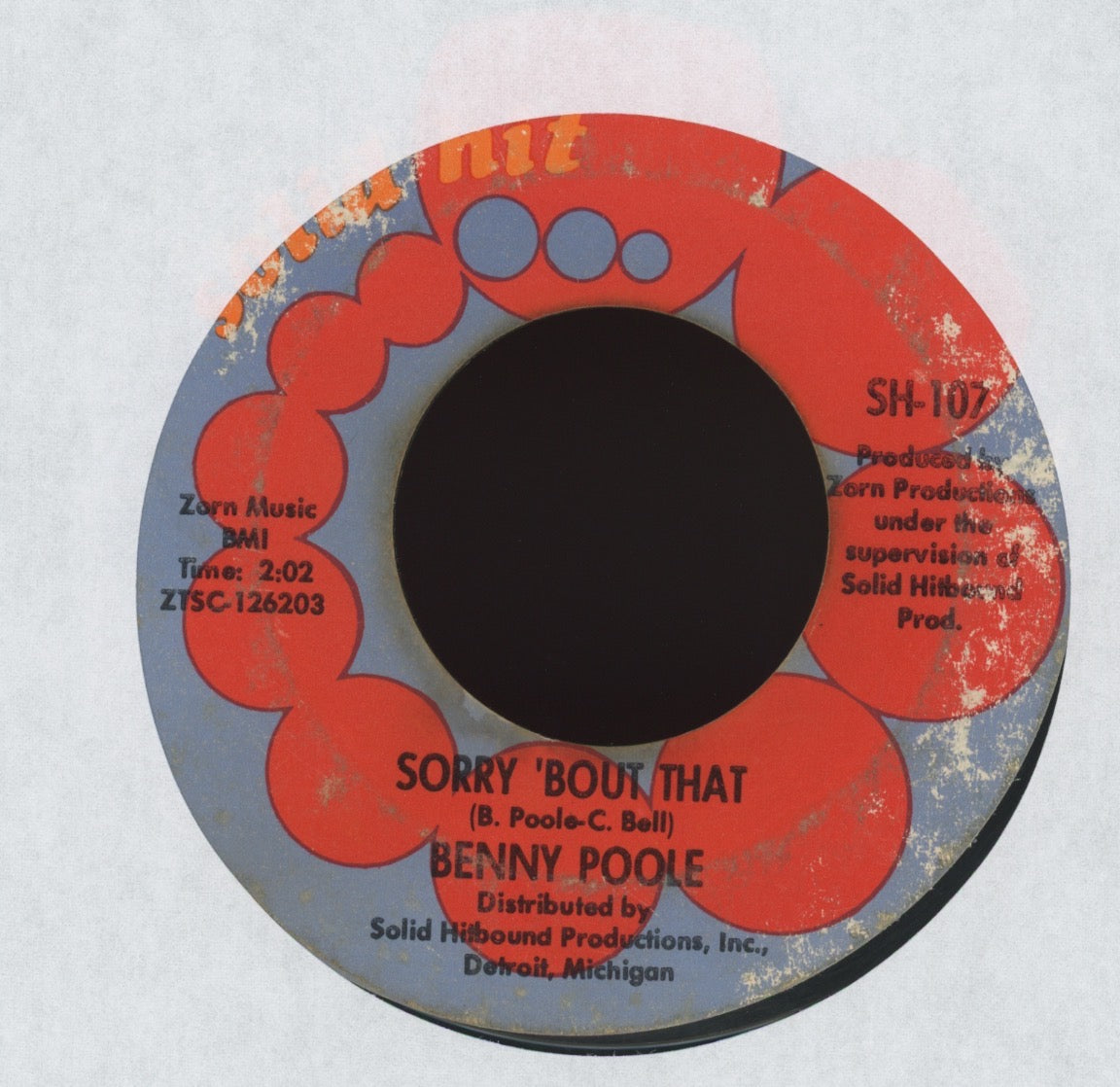 Benny Poole - Pearl, Baby Pearl (Latin Boo-Ga-Loo) on Solid Hit Latin Mod Soul 45