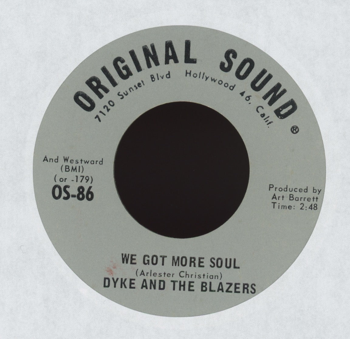Dyke & The Blazers - We Got More Soul on Original Sound Funk 45