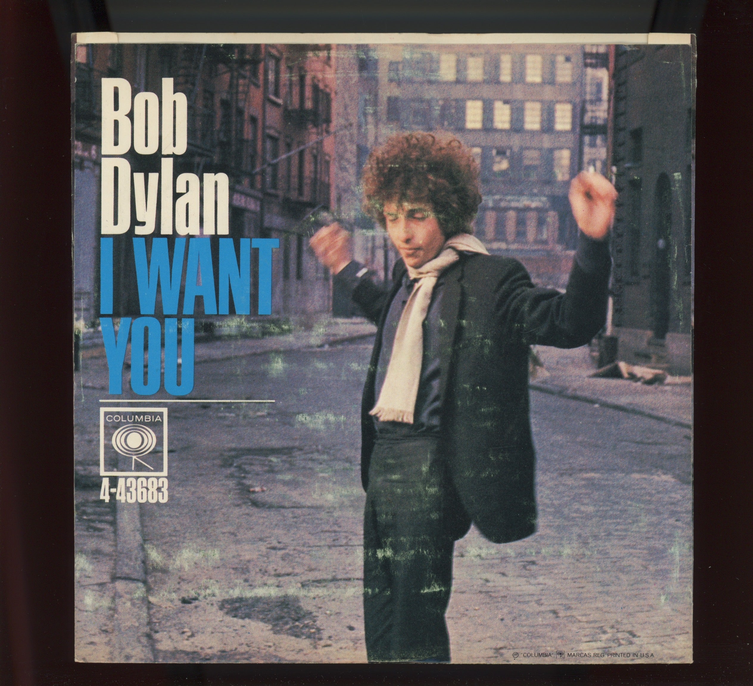Bob Dylan - I Want You on Columbia 45 With Picture Sleeve