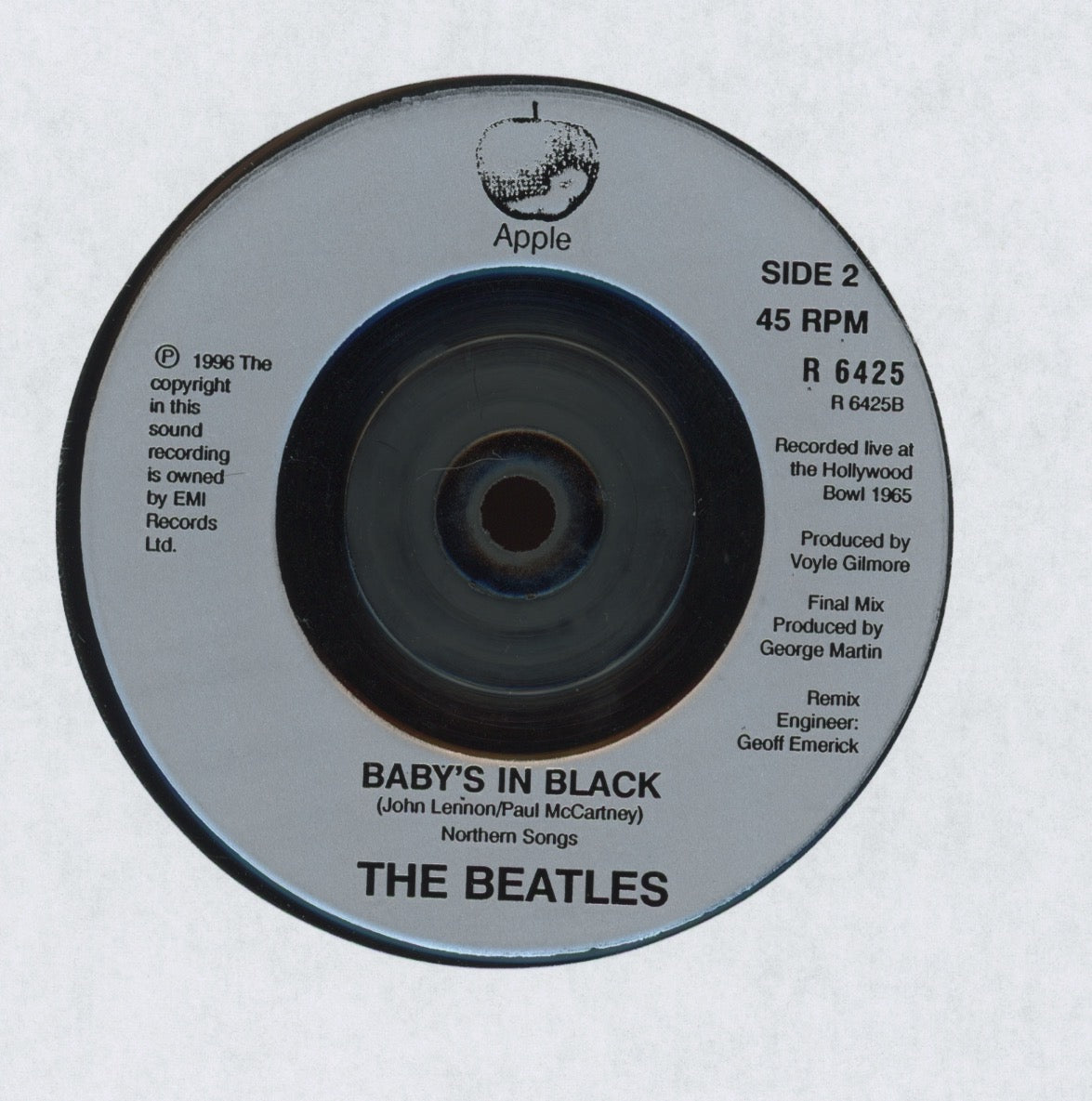 The Beatles - Real Love on Apple 45 With Picture Sleeve