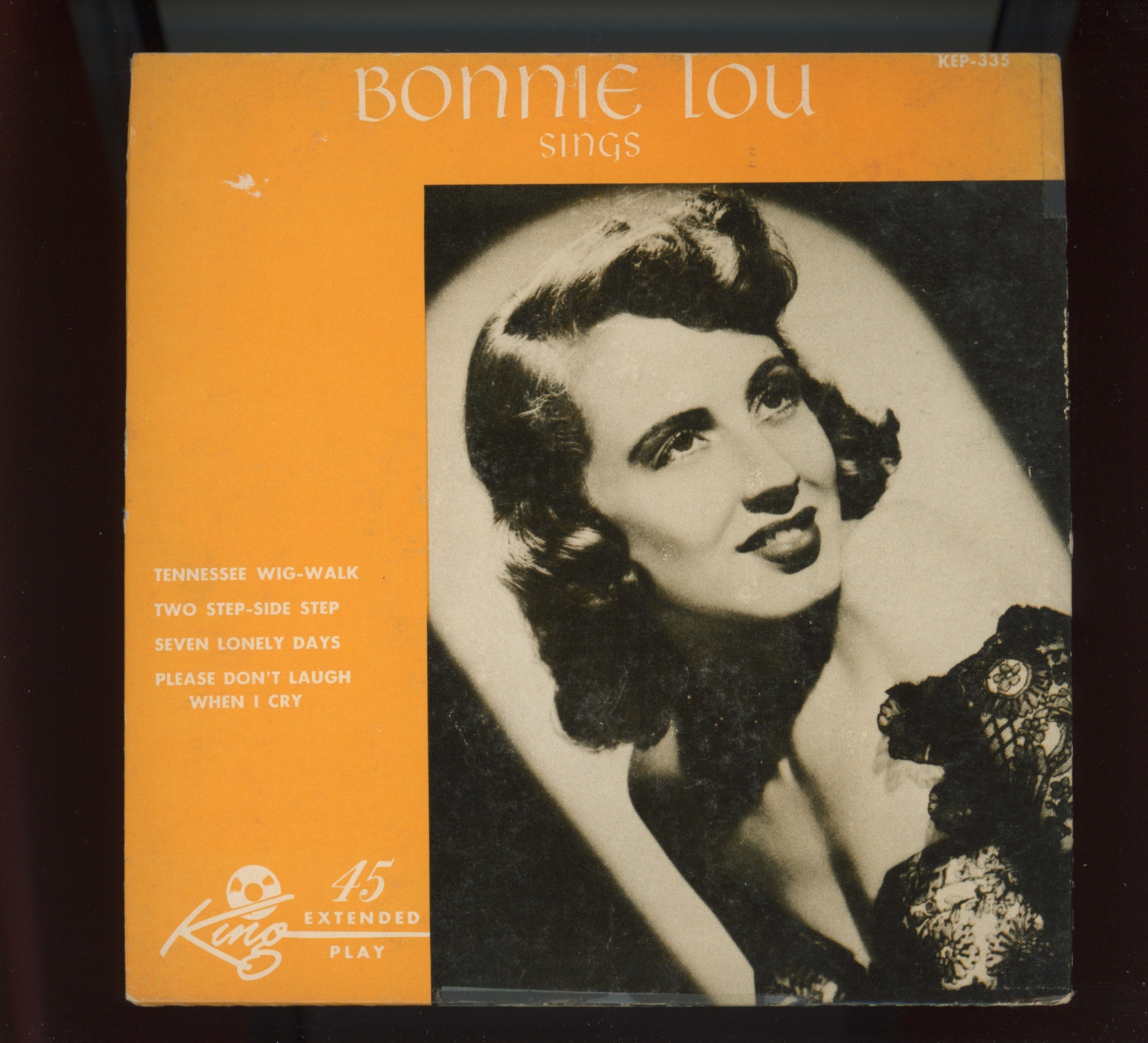 Bonnie Lou - Bonnie Lou Sings on King Country 45 EP 335 With Cover