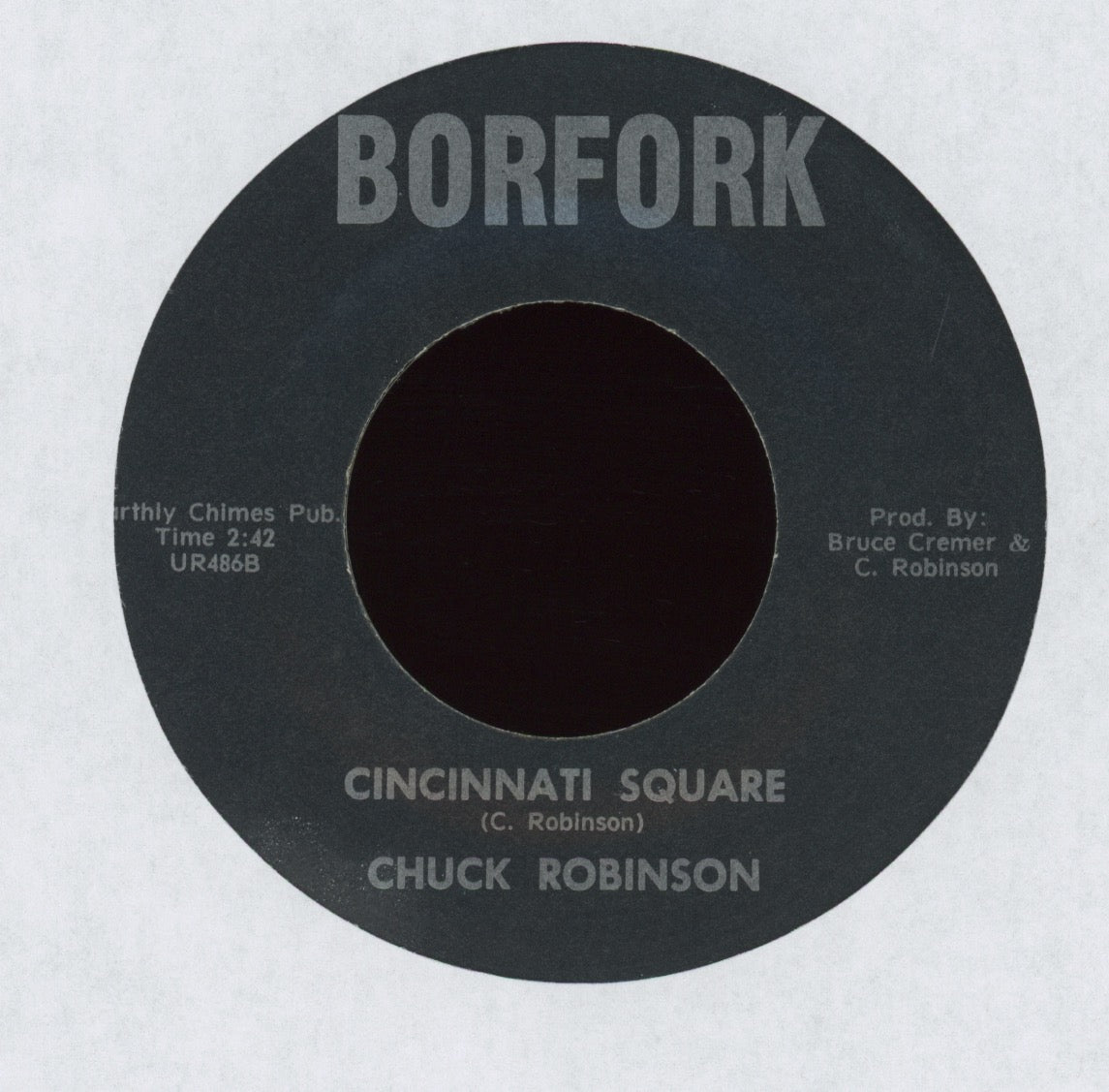 Chuck Robinson - Child Of Earth on Borfork Folk Psych 45