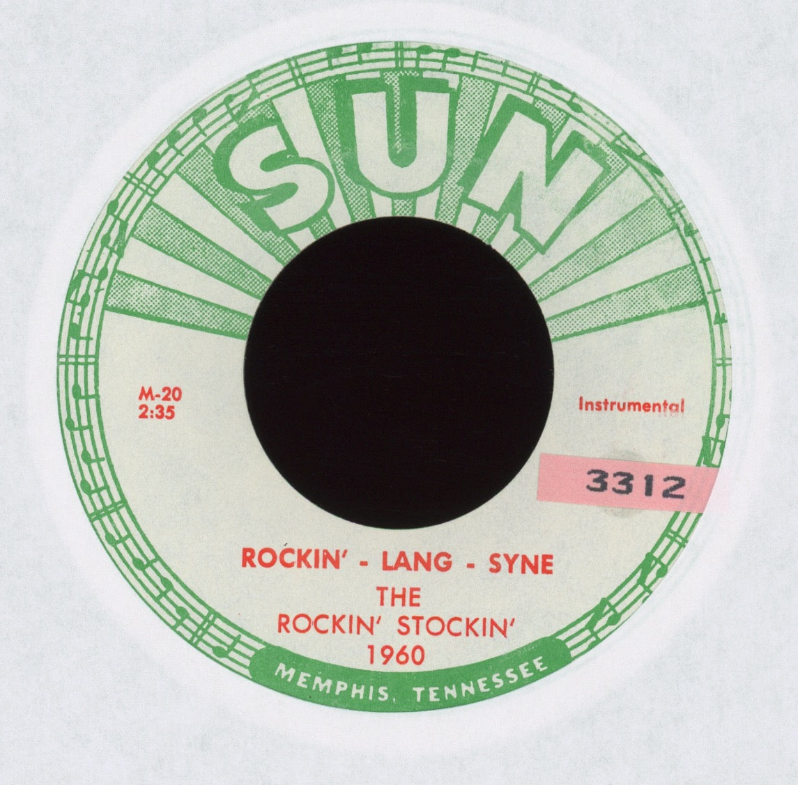 The Rockin' Stockin - Rockin' - Lang - Syne / Yuleville, U.S.A. on Sun Holiday Rockabilly 45