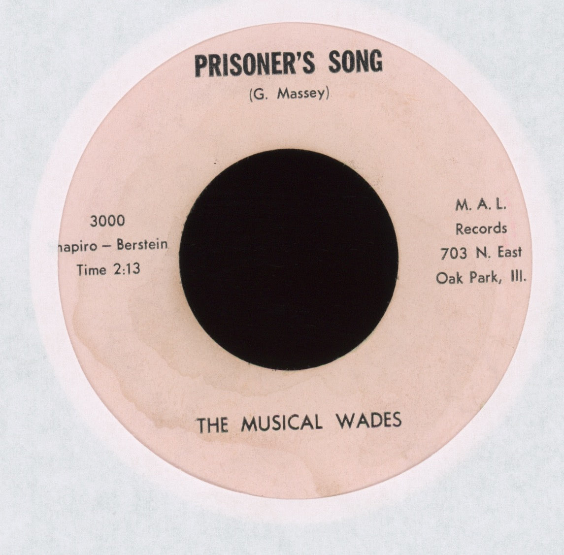 Musical Wades - Ghost Riders In The Sky on M.A.L. Record Co Mod Funk 45