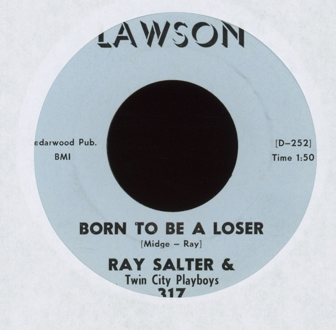 Ray Salter - Truck Drivers Dream on Lawson Rockabilly 45