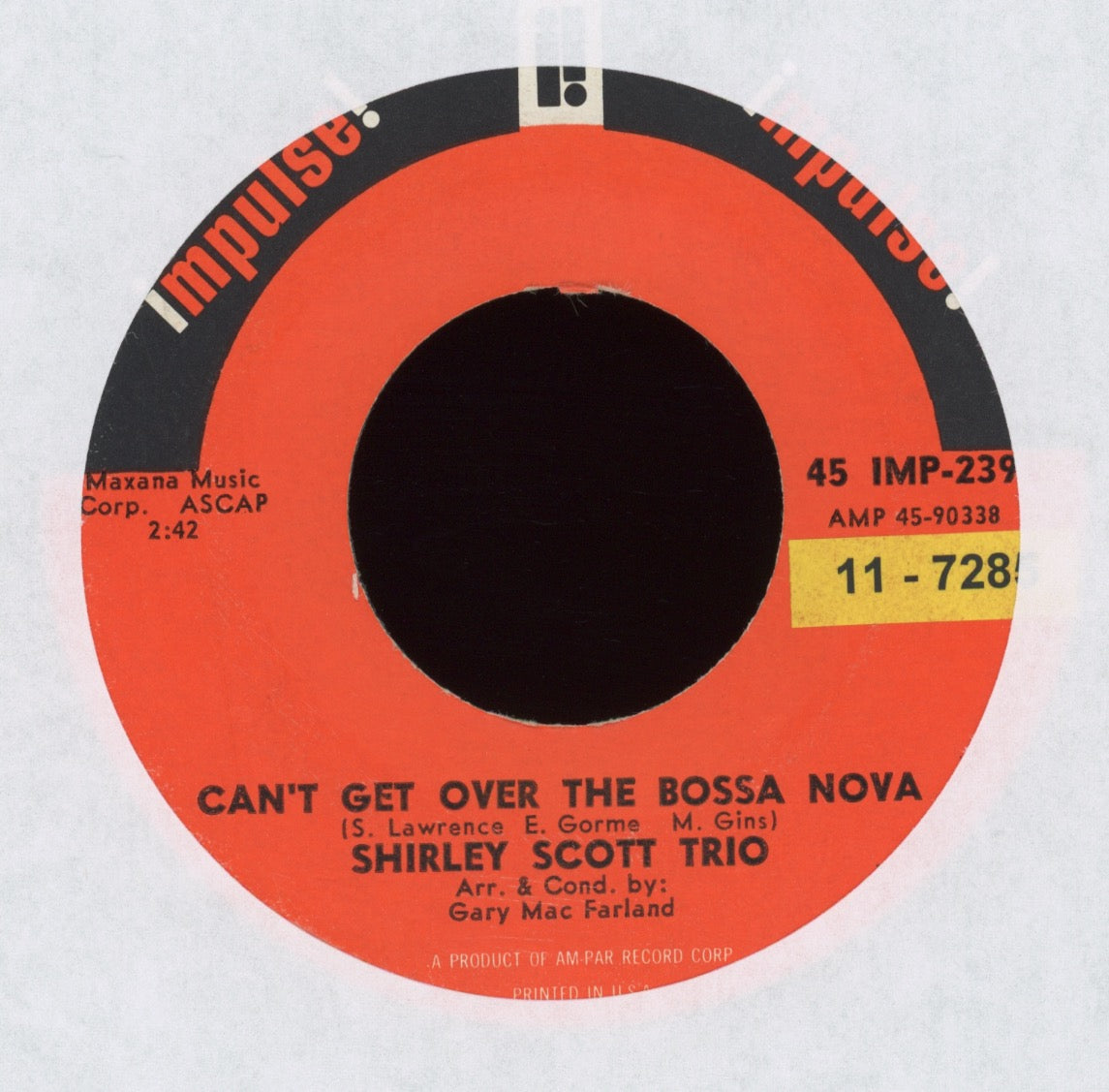 Shirley Scott Trio - Soul Sauce on Impulse Latin Jazz 45