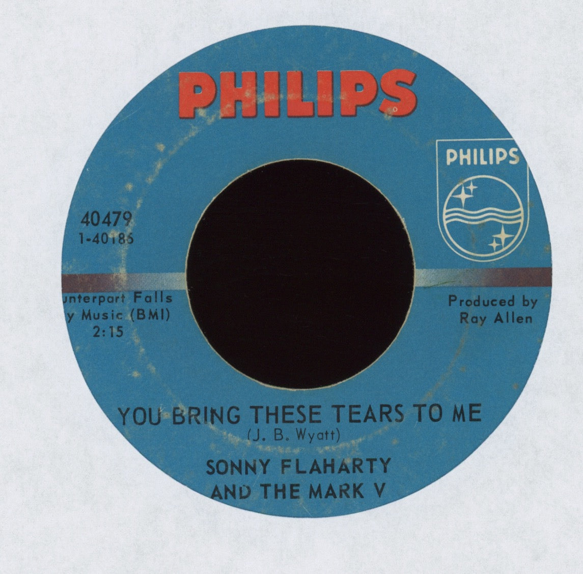 Sonny Flaharty & The Mark V - Hey Conductor on Philips Garage Fuzz 45